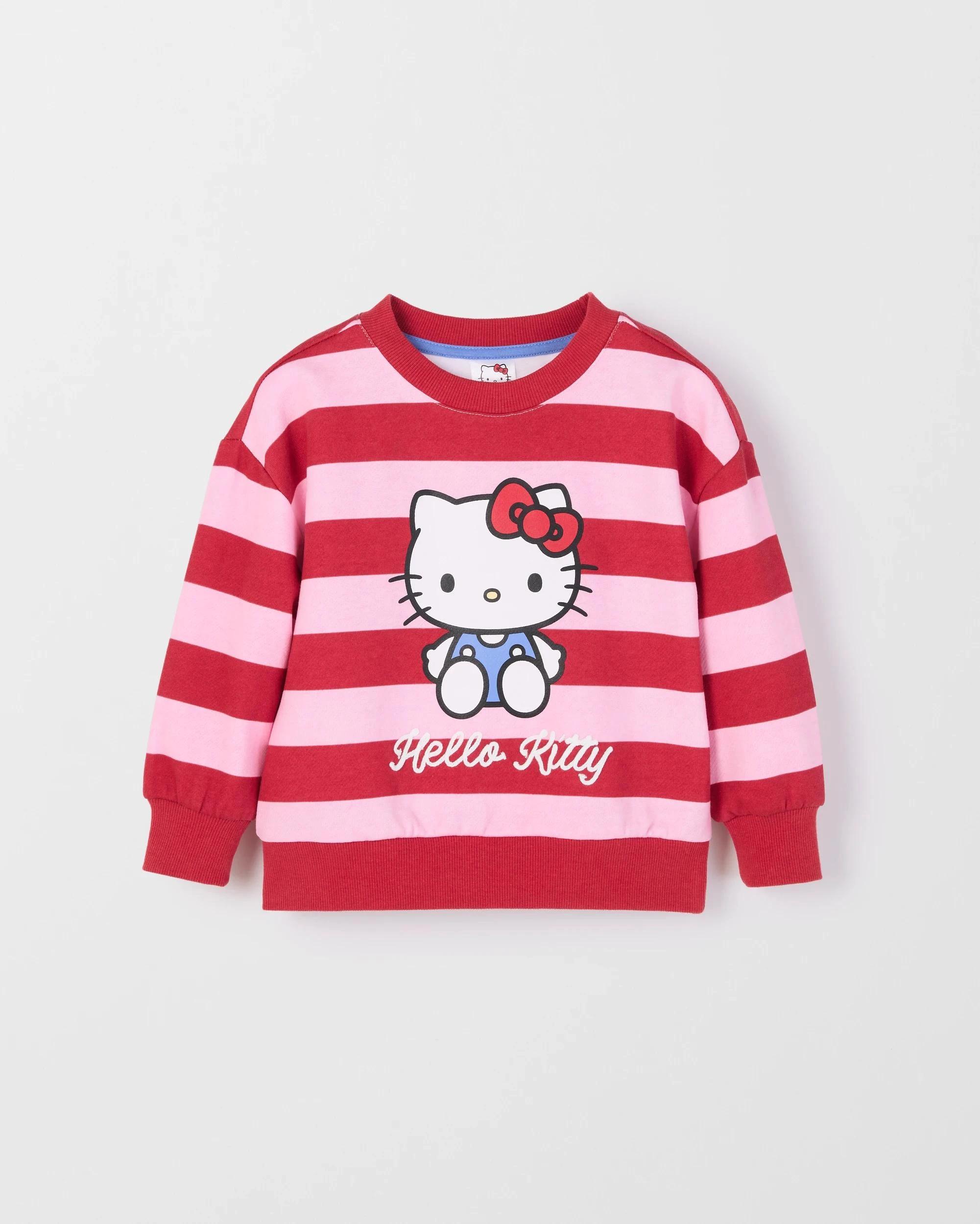 2 Hello Kitty Fleece Long Sleeve Top PINK/RED, 2 of 3