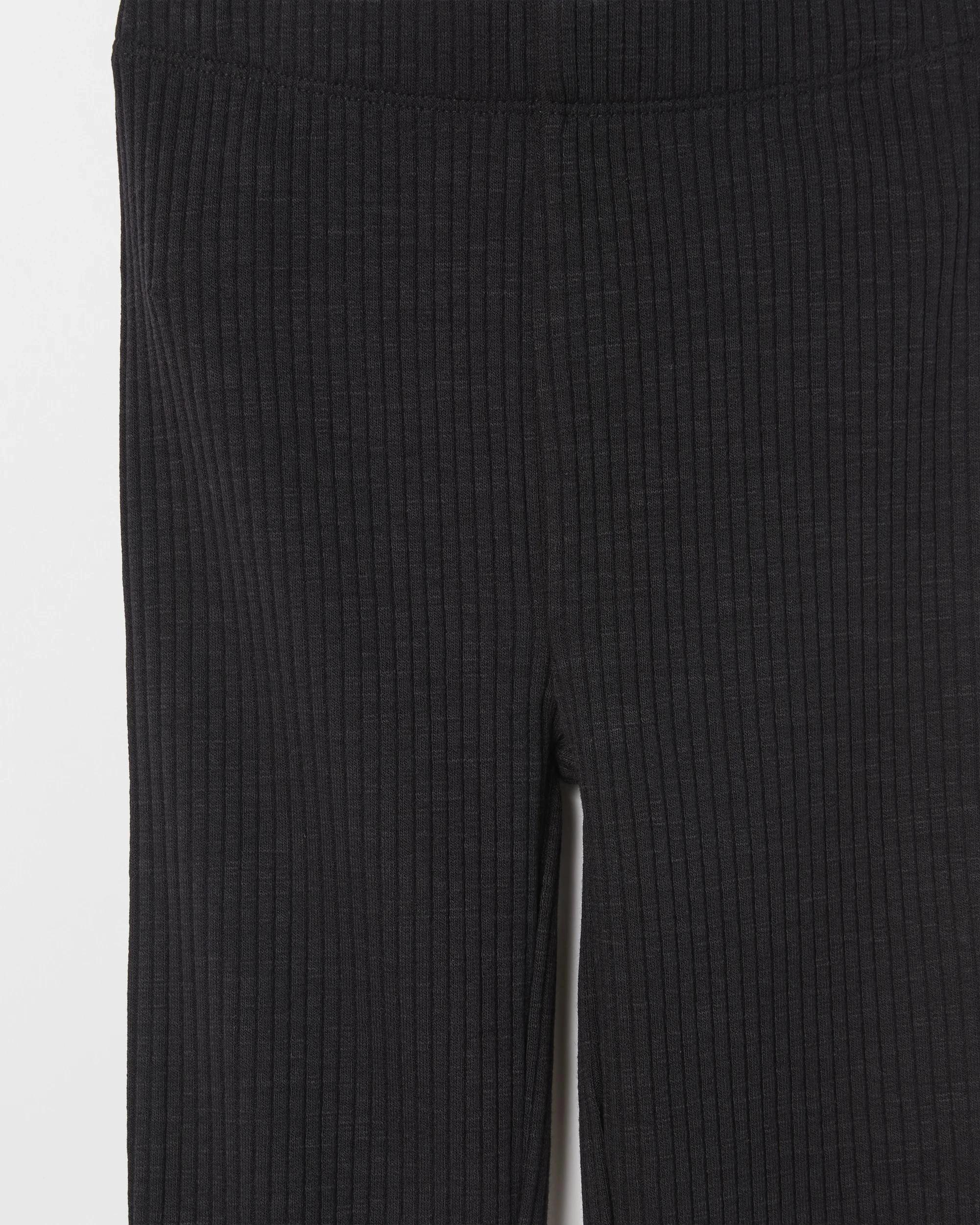 2 Target Kids Flare Heavyweight Rib Slub Pants BLACK, 2 of 2