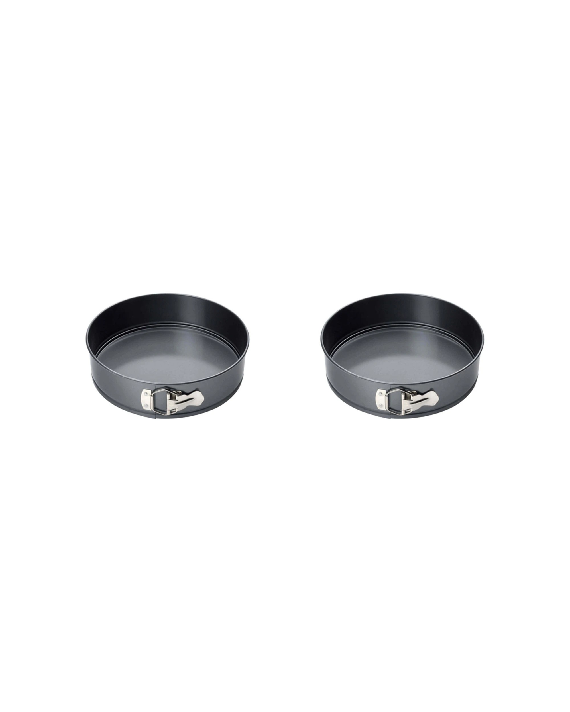 1 Wiltshire 2PK Easybake Non-Stick Springform Cake Pan Oven Safe Baking Tin 25cm - Black, 1 of 3