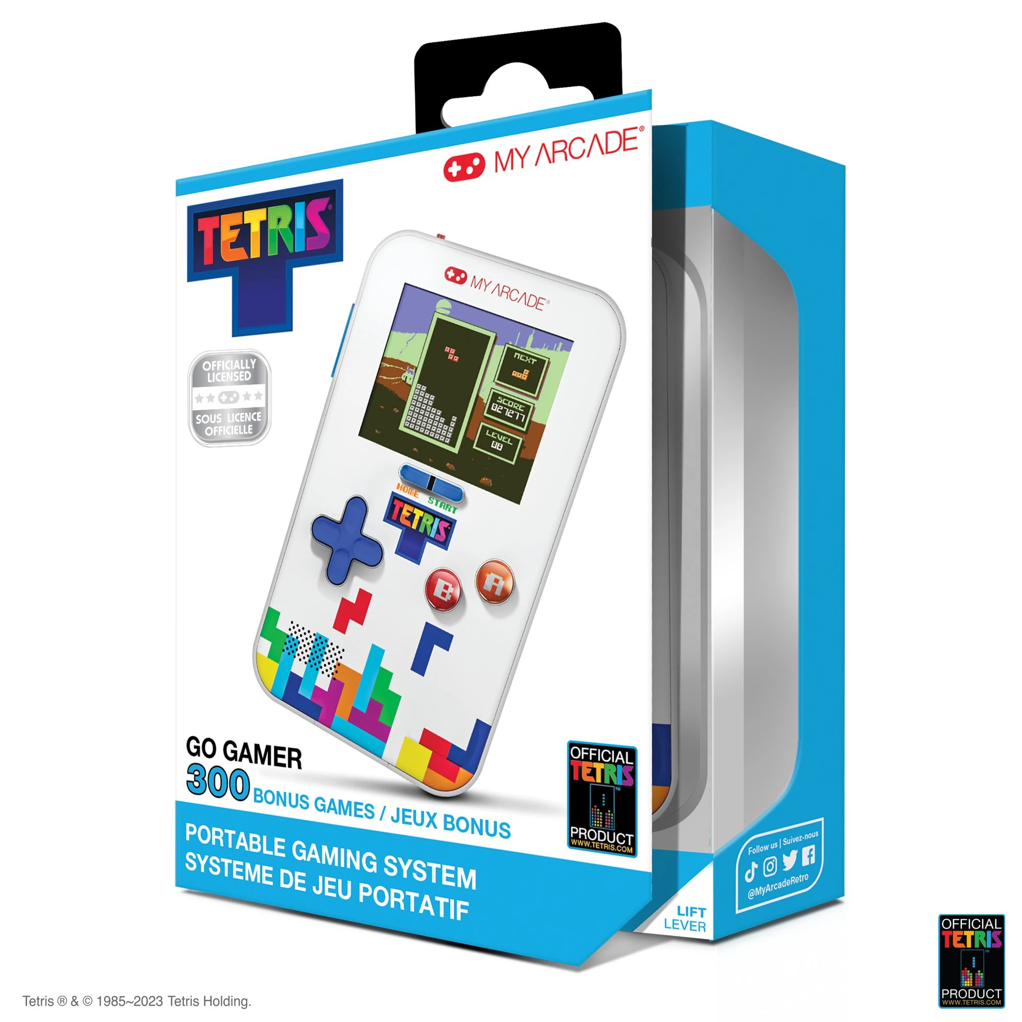 3 My Arcade Tetris Go Gamer - Portable Gaming System - White, 3 of 10