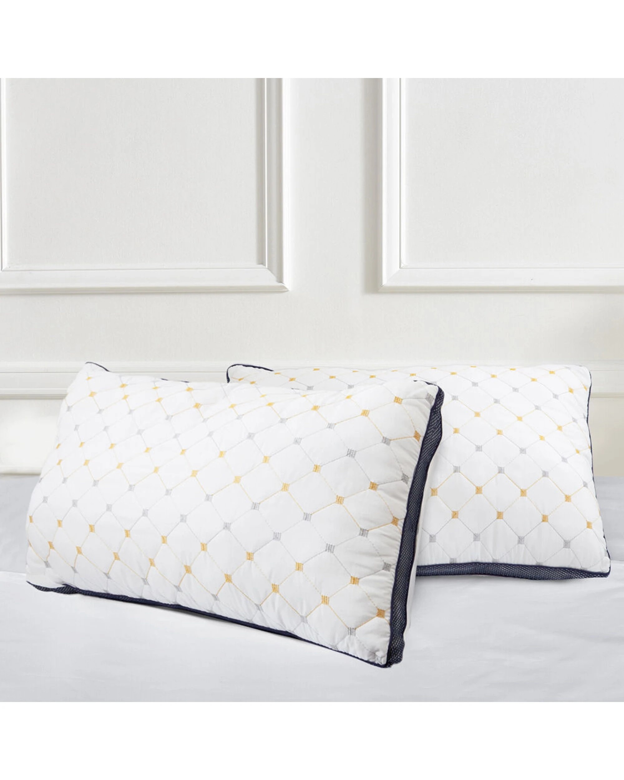 7 Royal Comfort 2x 2pc Luxury Chiro Comfort Air Mesh Pillow 50x75cm - Multi, 7 of 7