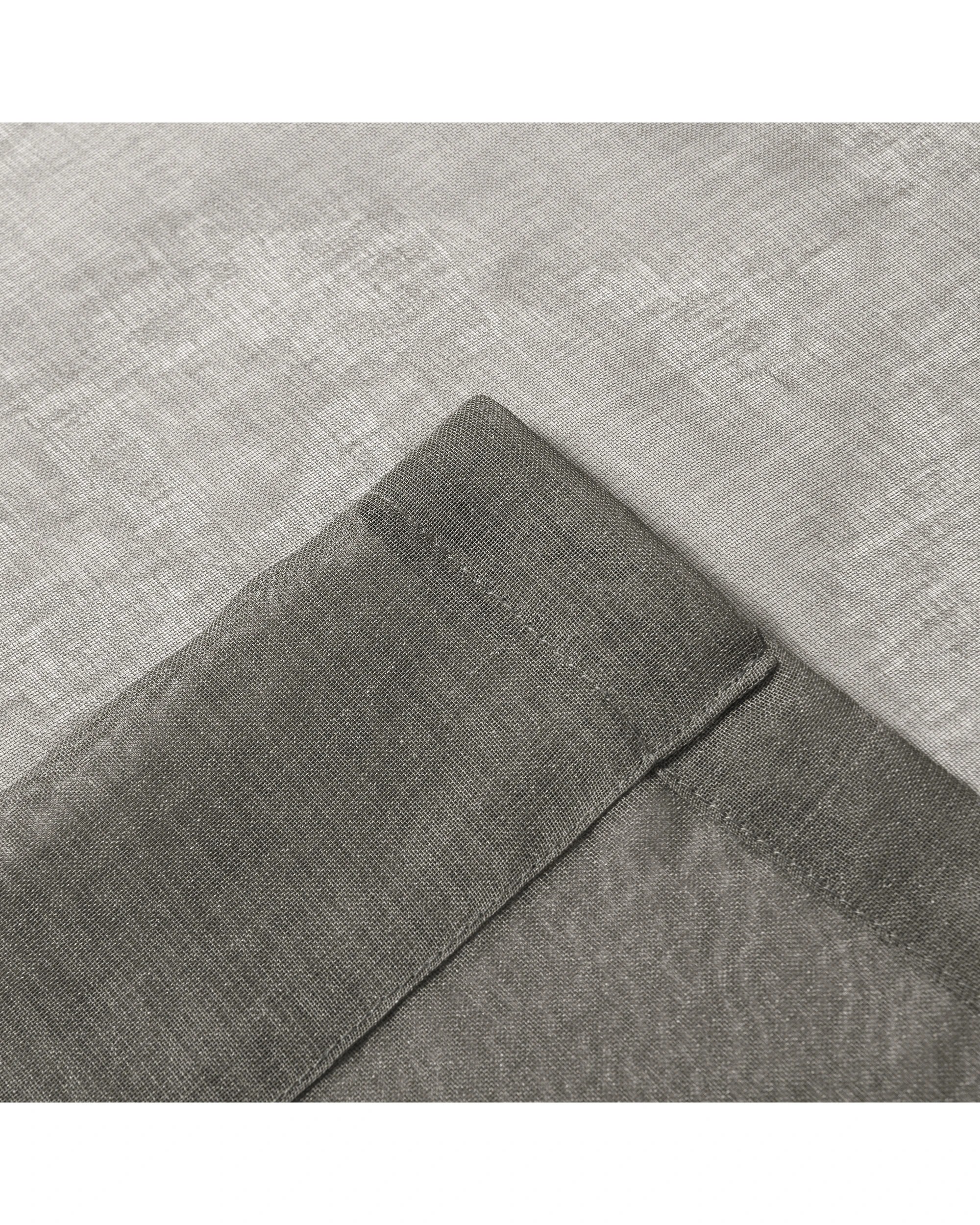 3 Cadence & Co. Kirra Sheer S-Fold Curtain 260x280cm - Fits 140cm Track - Slate, 3 of 4