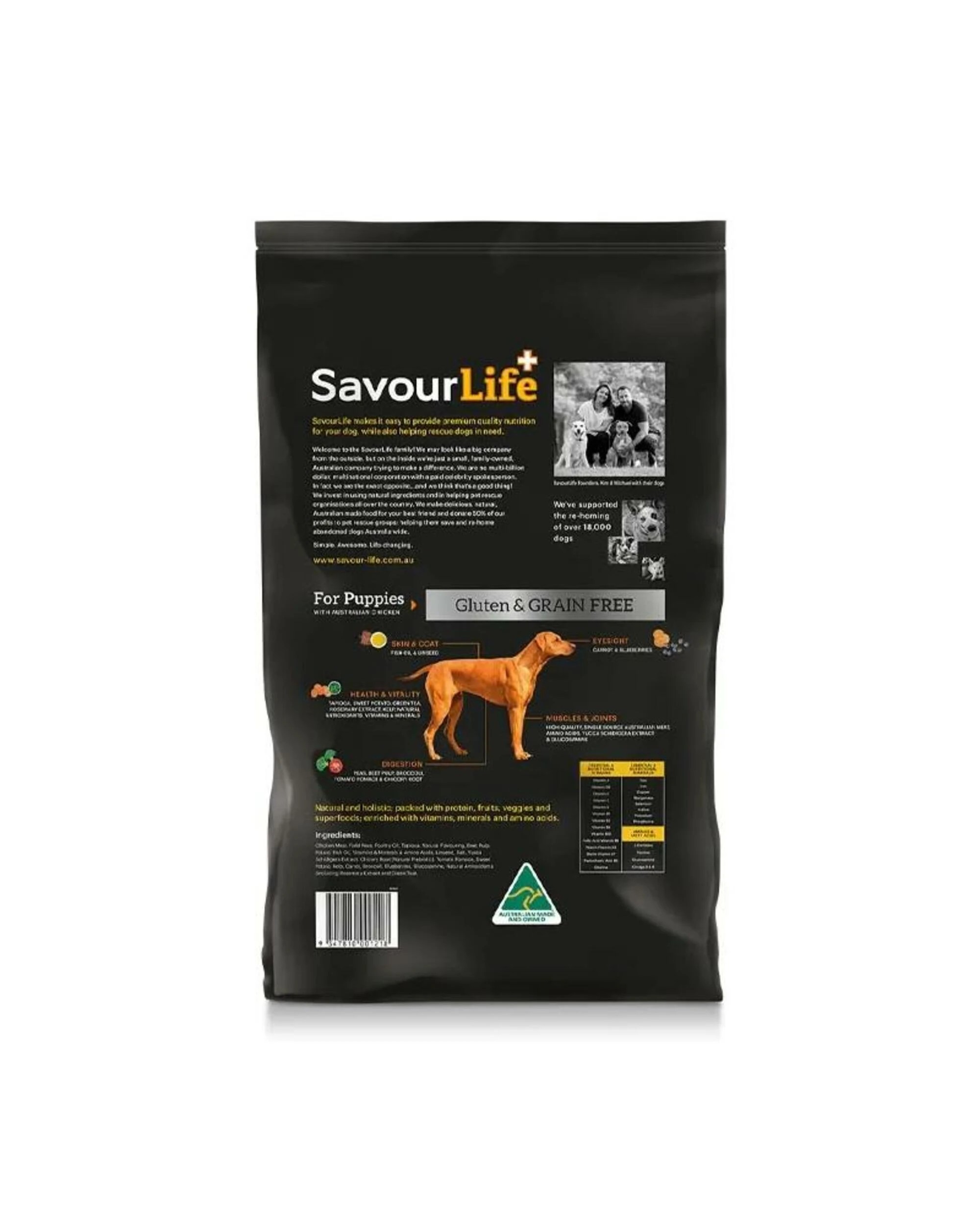 2 Savourlife Grain Free Dry Puppy Food Chicken 10kg, 2 of 2