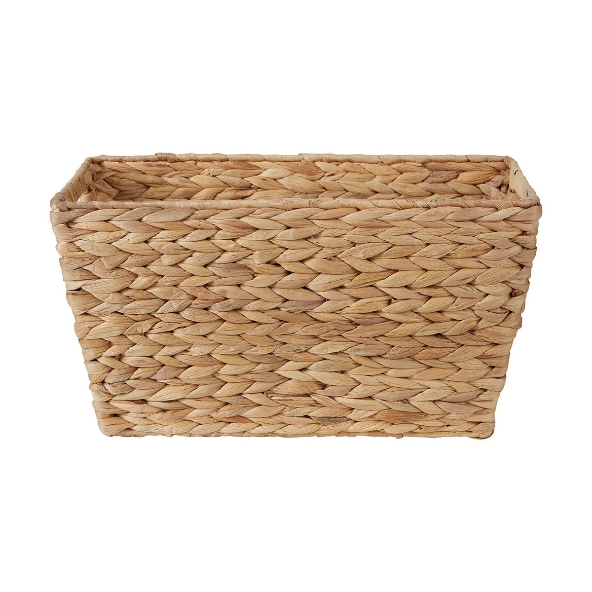 3 Rectangle Narrow Basket with Handles - Brown, 3 of 6