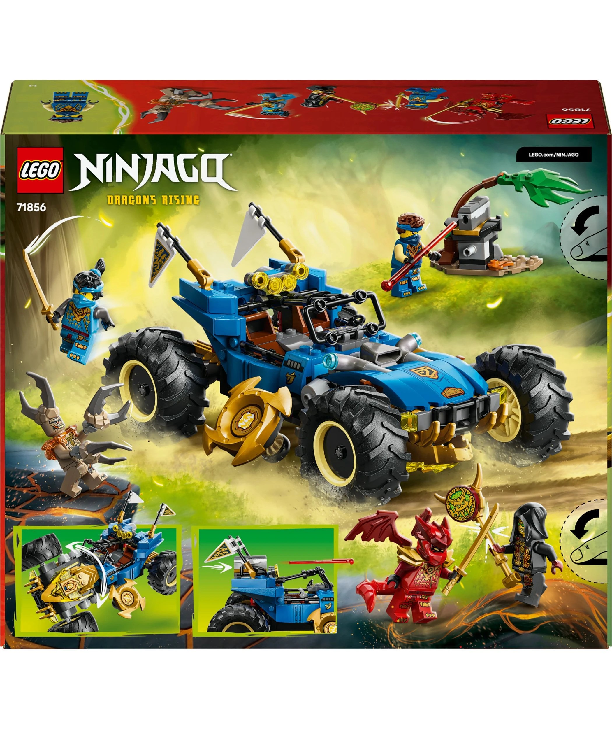 10 LEGO NINJAGO Jay's Transforming Car 71856, 10 of 10