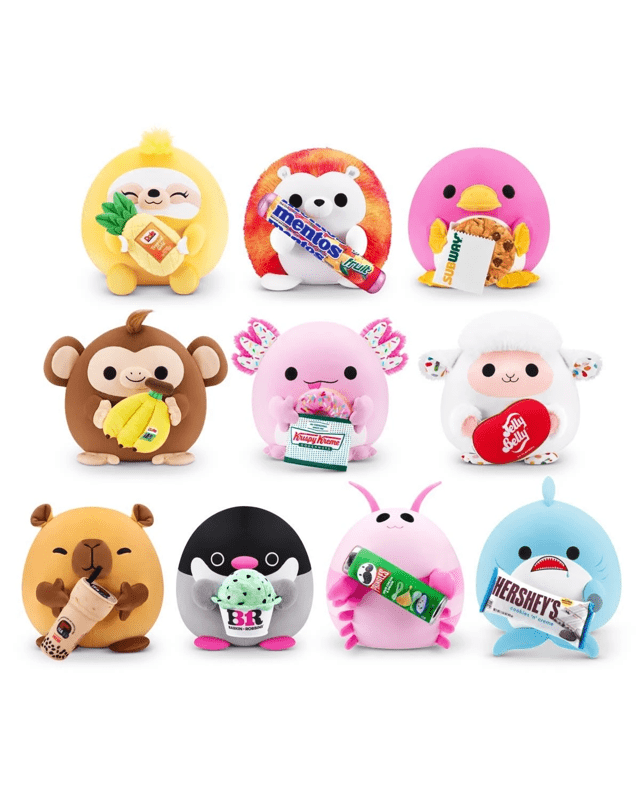 41cm Zuru Snackle Series 2 Plush Toy with Snack - Asso