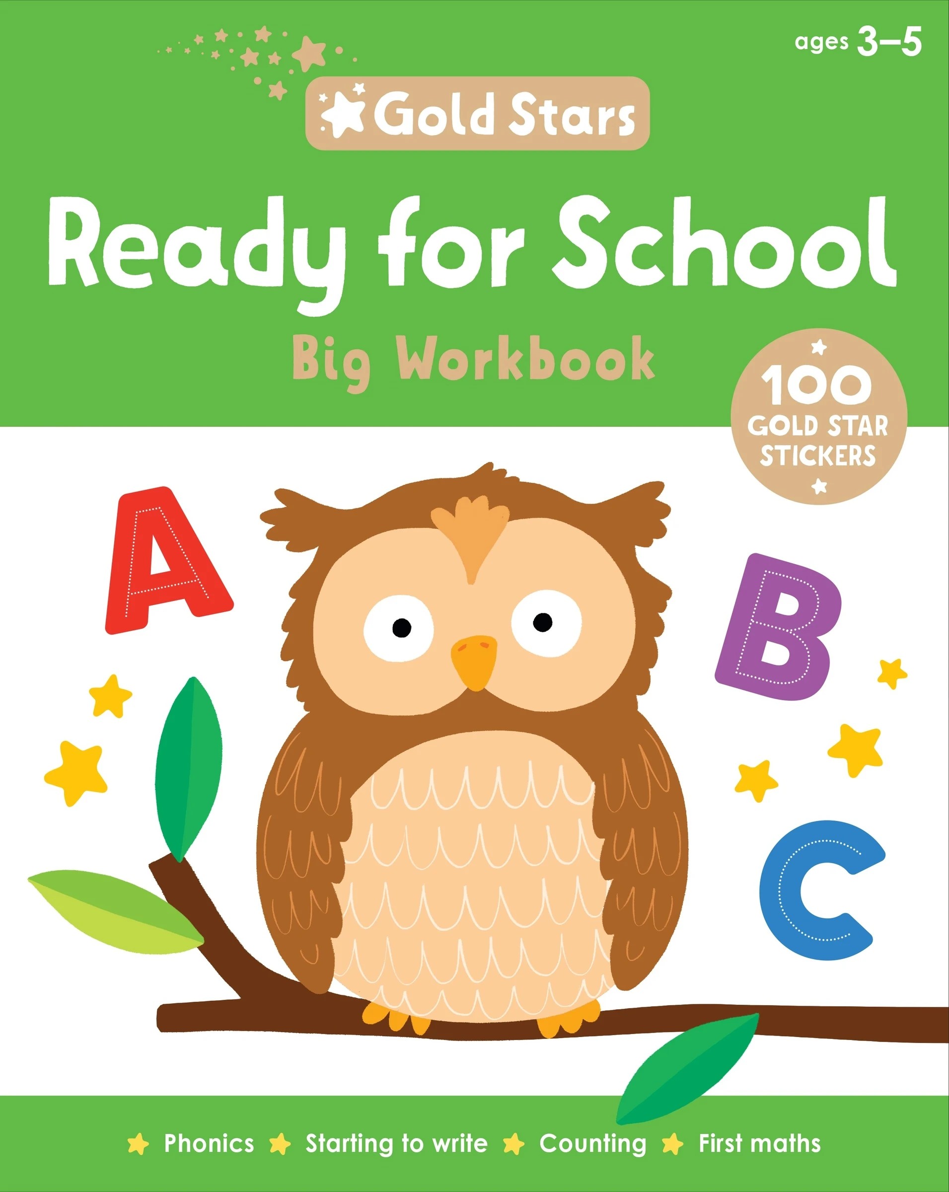1 Gold Stars Big Workbook: Ready for School - Book, 1 of 1