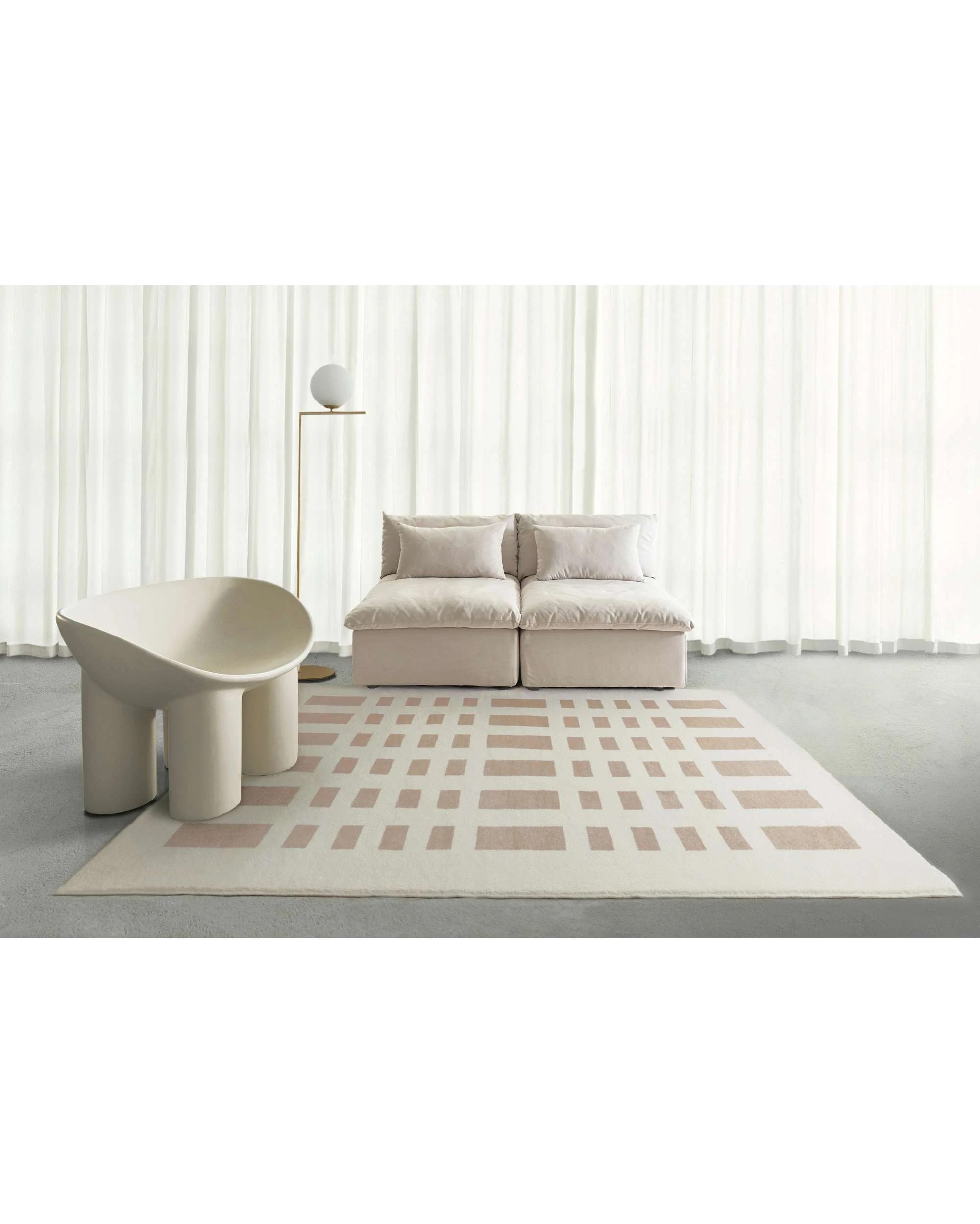 2 Loopsie Bedford Printed Washable Rug-180cm x 120cm - Brown, 2 of 9