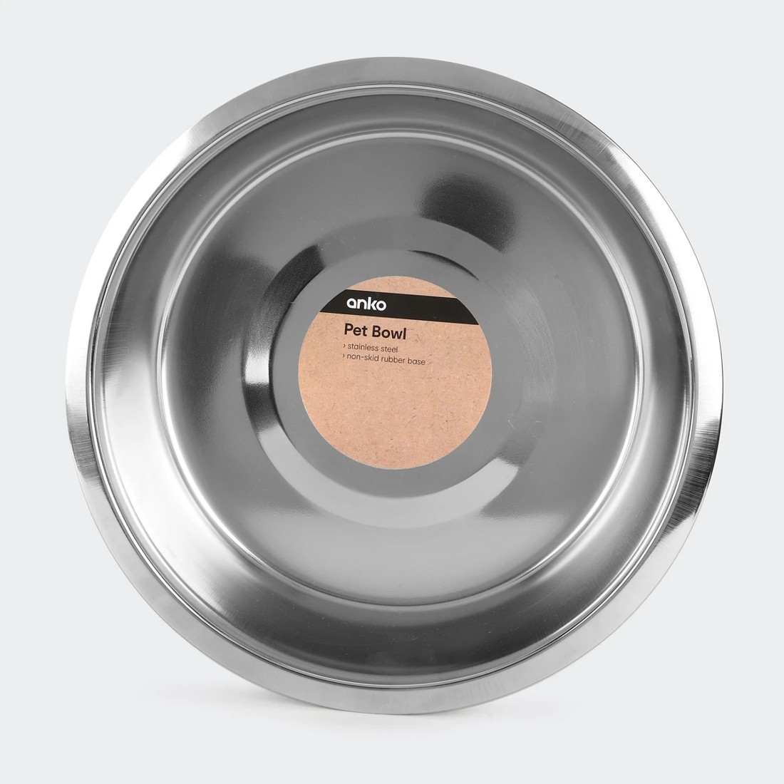 6 Pet Bowl Stainless Steel & Rubber - Extra Large, 6 of 6