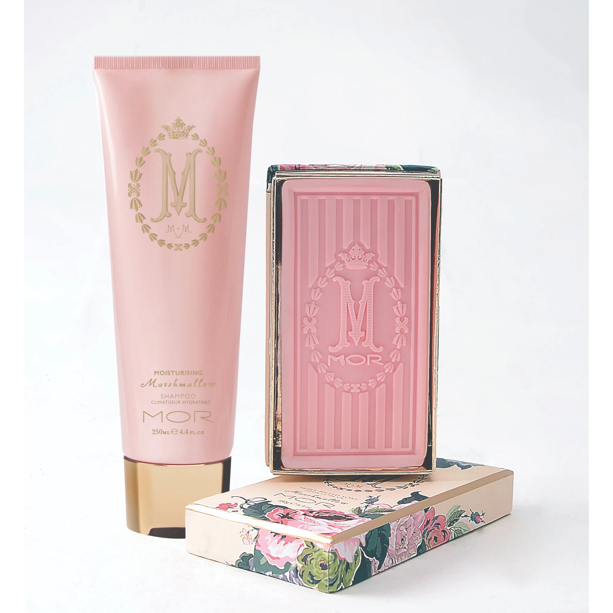 3 MOR Marshmallow Hand Cream, Triple-Milled Soap and Perfumette Gift Set - Pink, 3 of 3