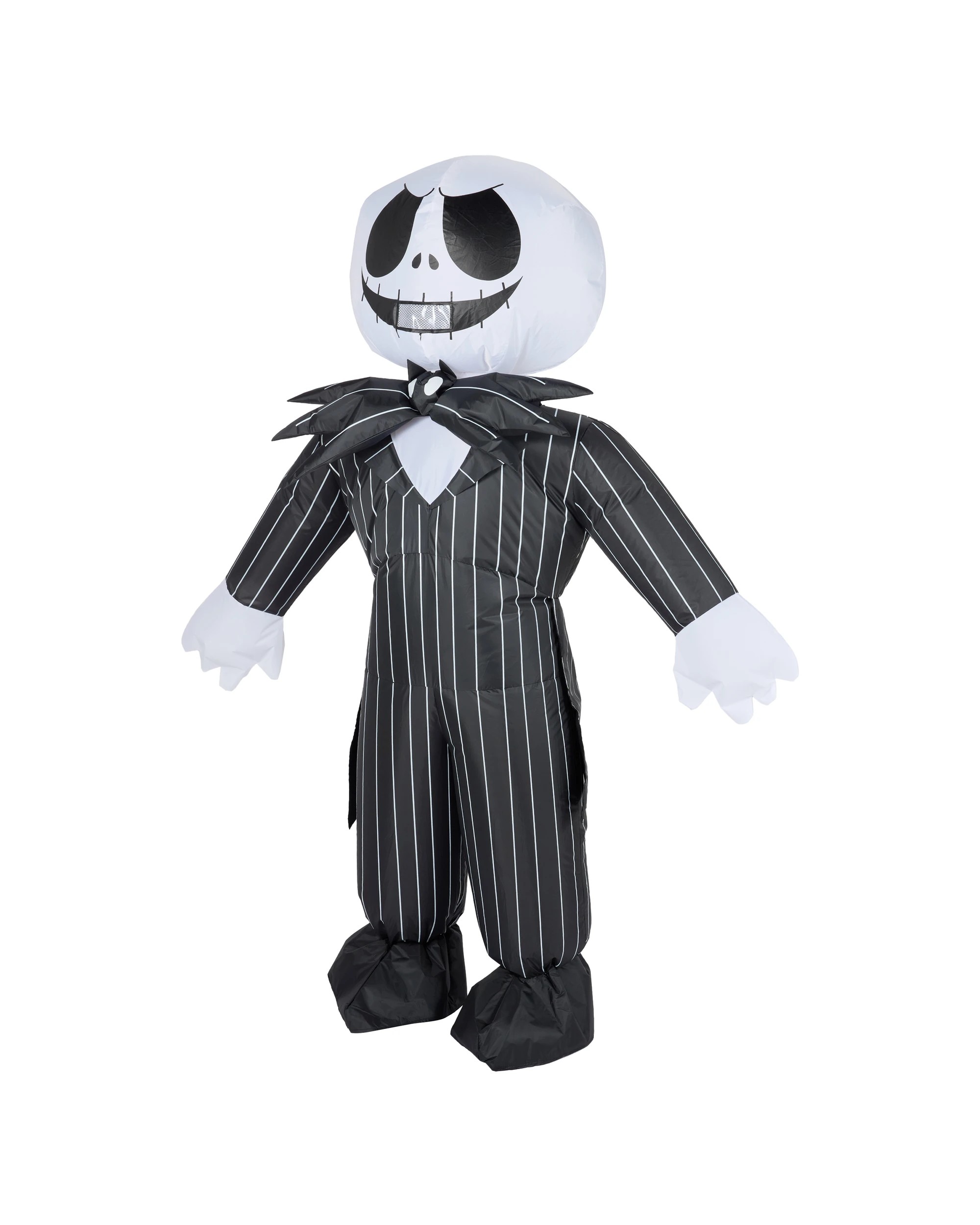 1 Disney Tim Burton's The Nightmare Before Christmas Jack Skellington Inflatable Costume - Adult, 1 of 10