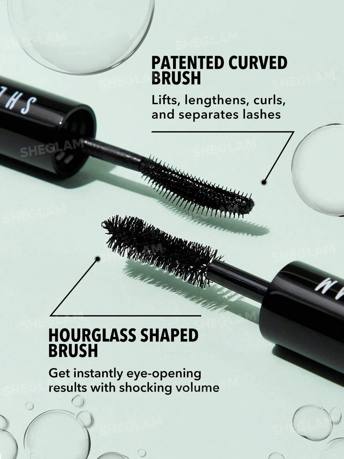 5 SHEGLAM All-In-One Volume & Length Mascara - Waterproof Black, 5 of 6