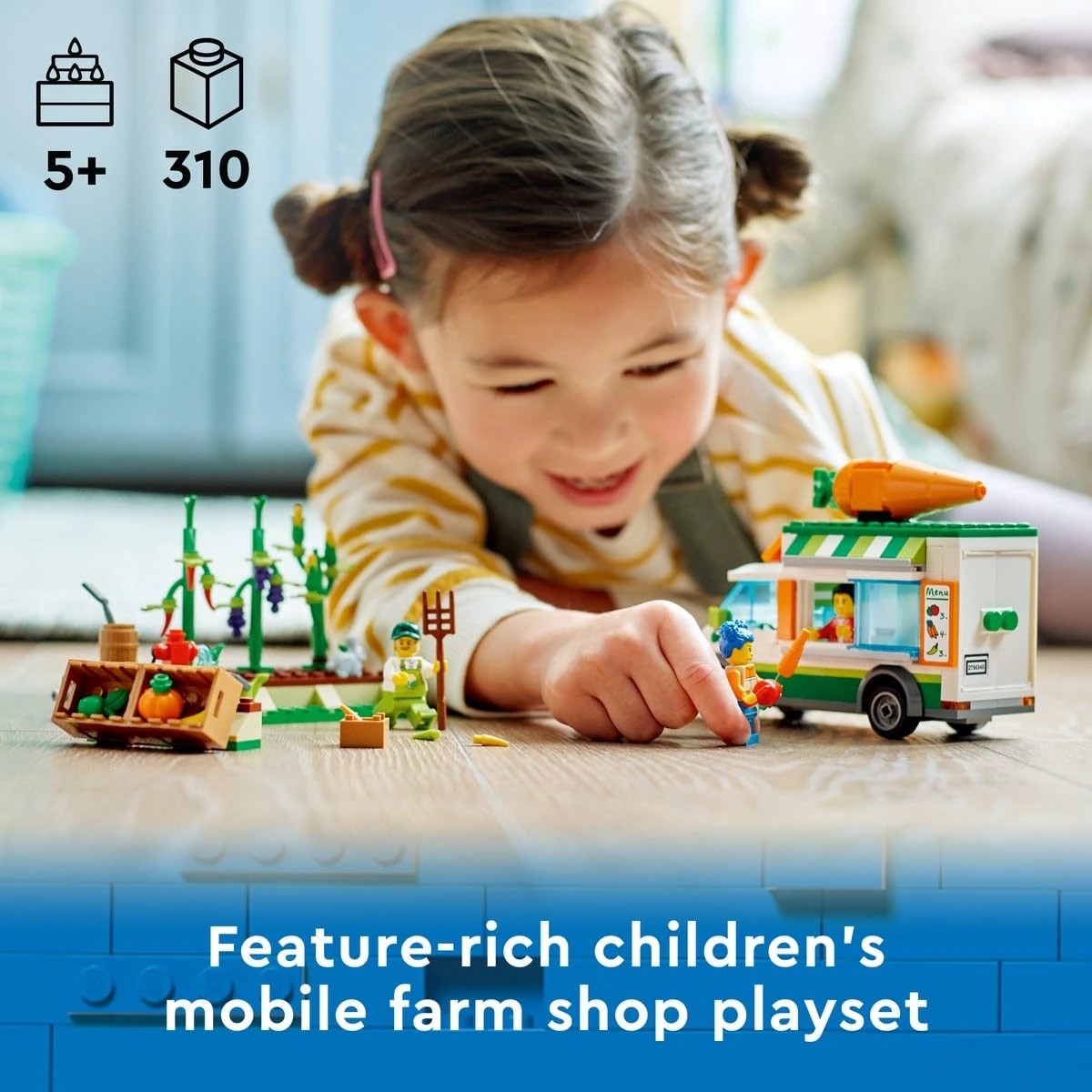 3 LEGO City Farm Farmers Market Van 60345, 3 of 8