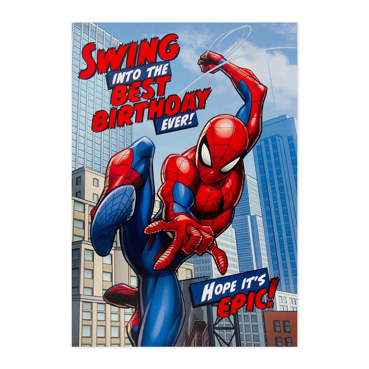 3 Hallmark Interactive Sound Birthday Card - Spider-Man, 3 of 4