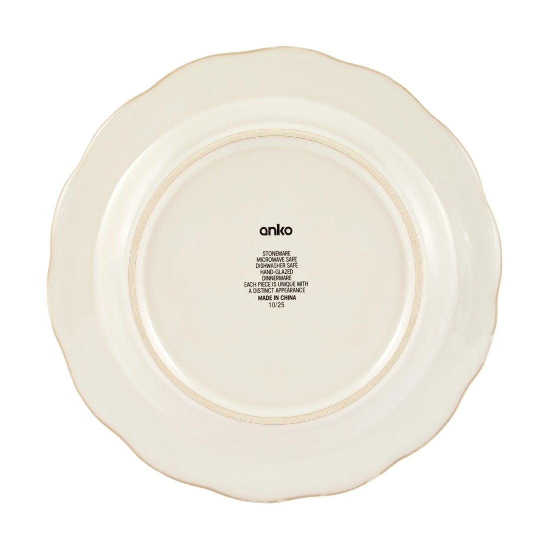 4 White Petal Side Plate, 4 of 4