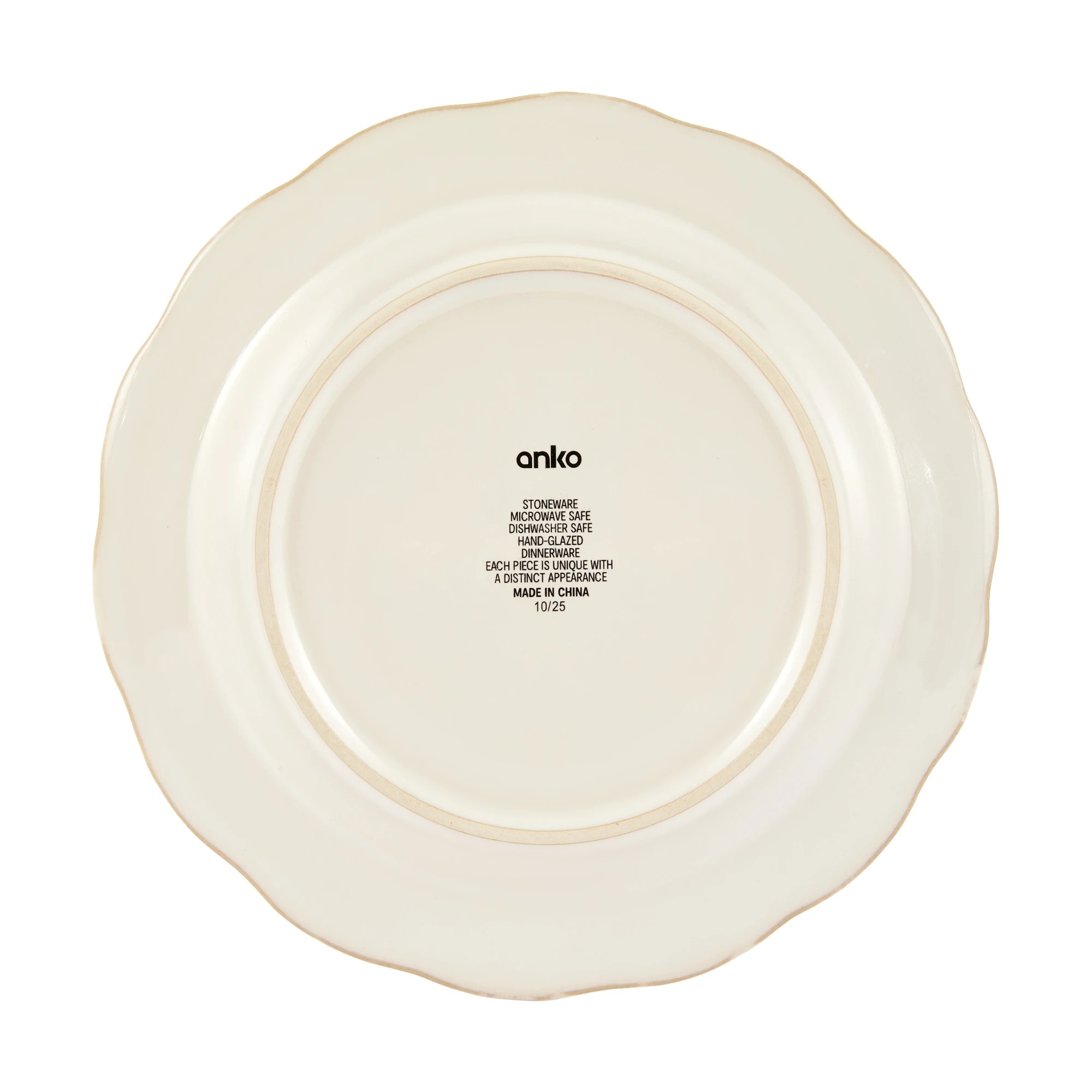 4 White Petal Side Plate, 4 of 4