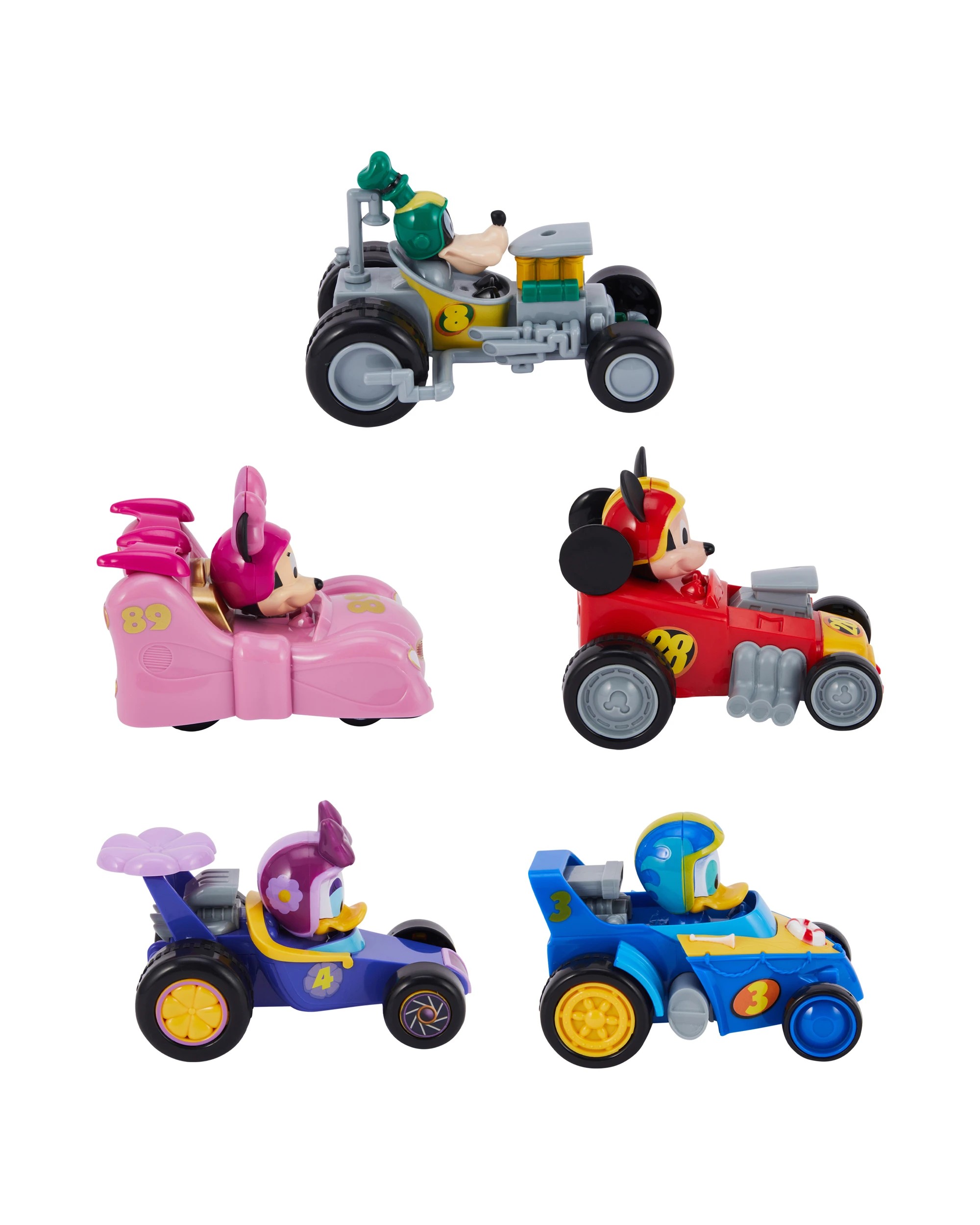 4 Disney Mickey Mouse and Friends Race Car - Assorted, 4 of 6