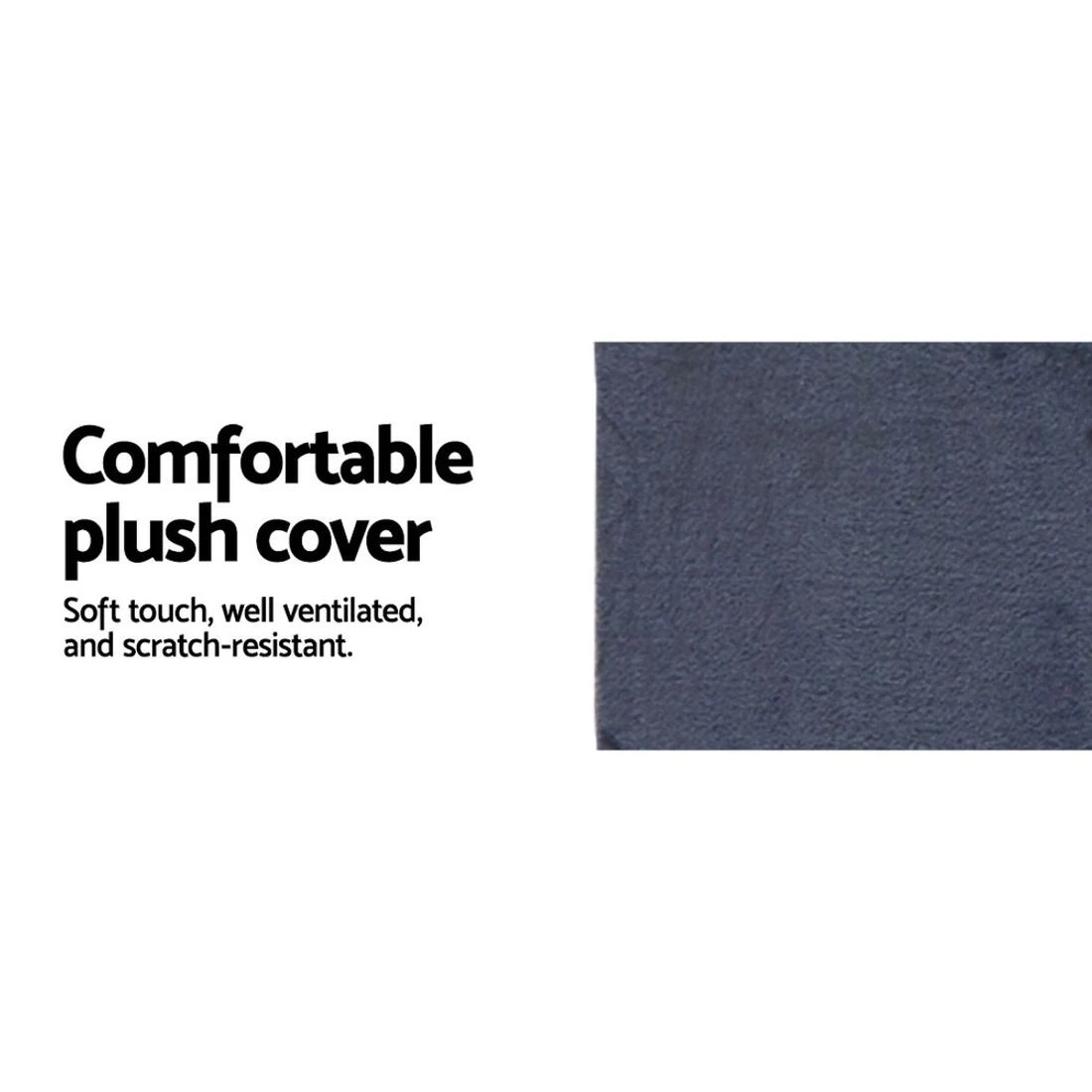 4 i.Pet Cat Tree 134cm Tower Scratching Post Scratcher Wood Condo House Bed
 - grey, 4 of 4