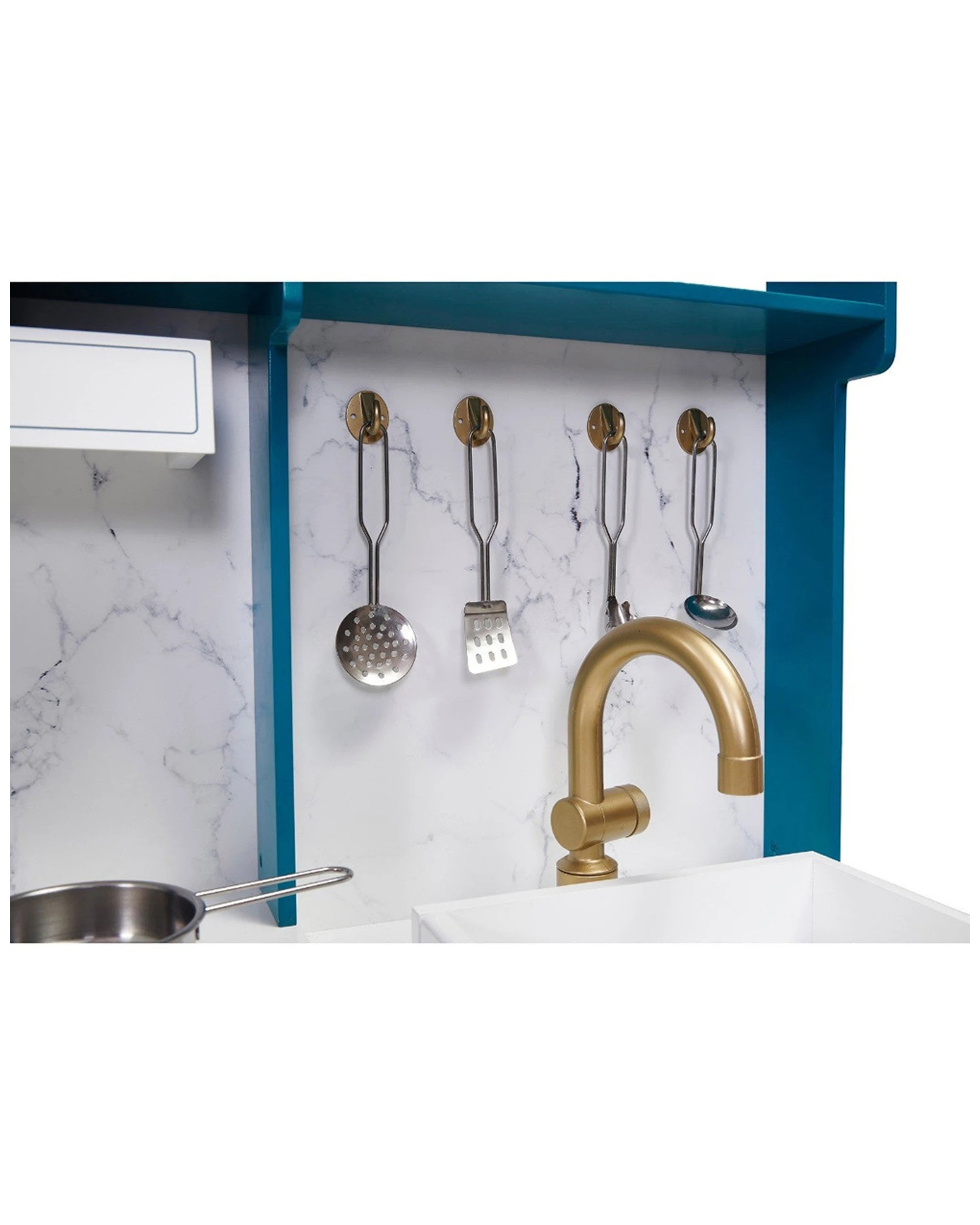 2 Plum Play Au Bakehouse Wooden Play Kitchen With Fridge And Utensils Set, 2 of 9