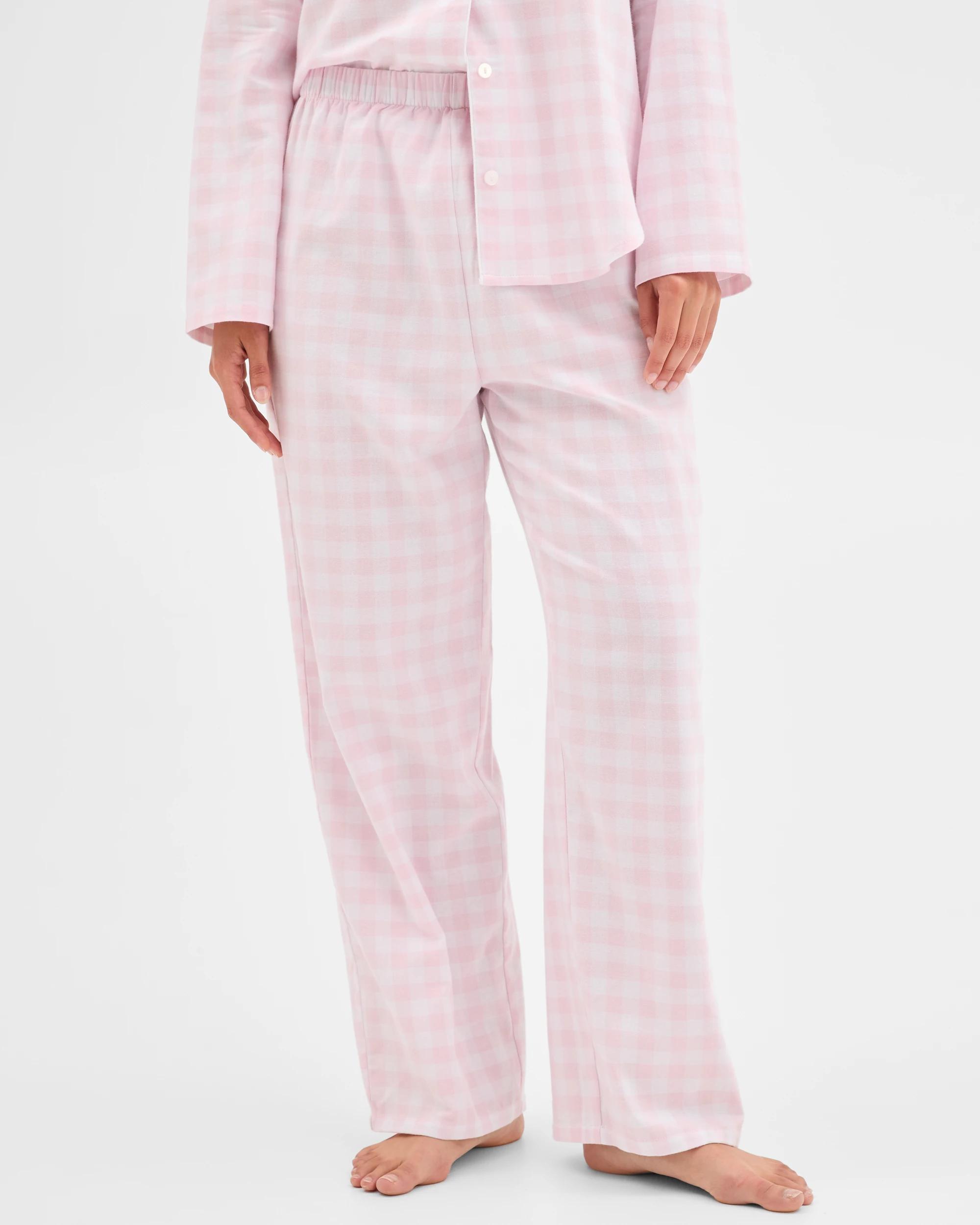 5 Target Woman Australian Cotton Flannelette Pyjama Set PINK GINGHAM, 5 of 7