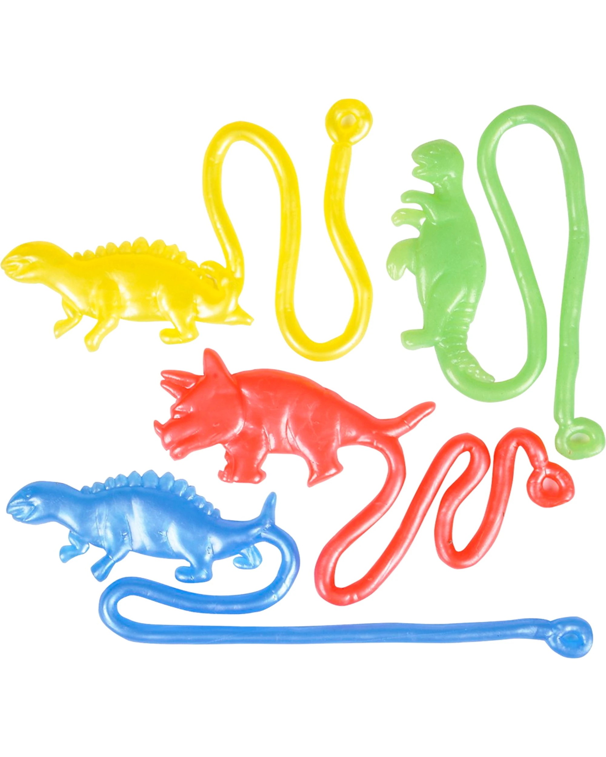 1 Partyrama Mini Sticky Dinosaurs Pack of 12, 1 of 1