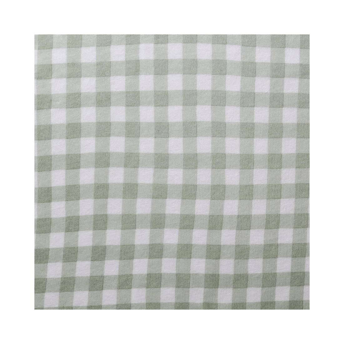 3 The Midnight Gang Sage Gingham Bed Wetting Mat - Double with wings - Green, 3 of 3