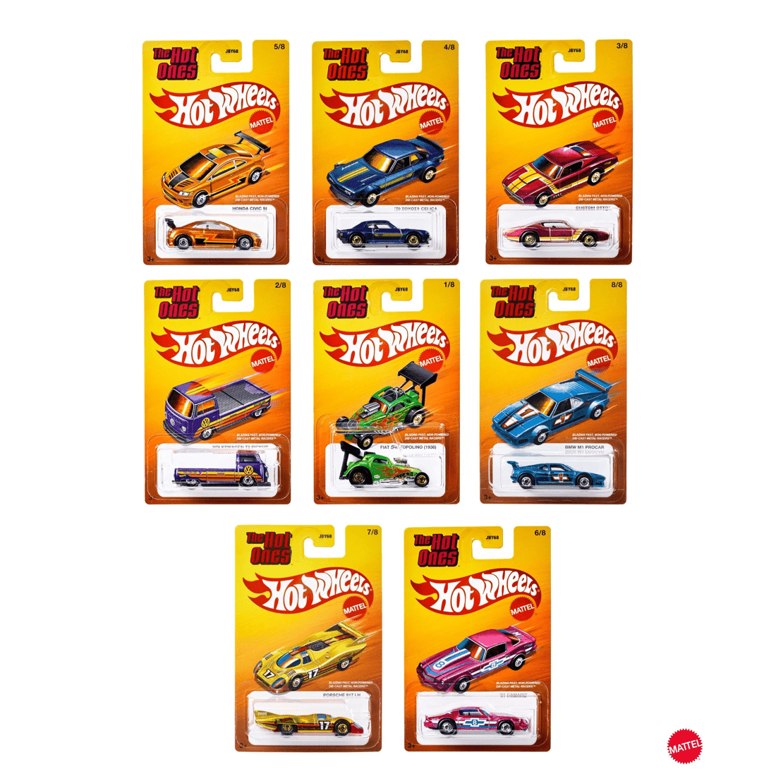 1 Mattel Hot Wheels Hot Ones 1:64 Scale Die-cast Toy Car Or Truck - Assorted
 - Multi, 1 of 7