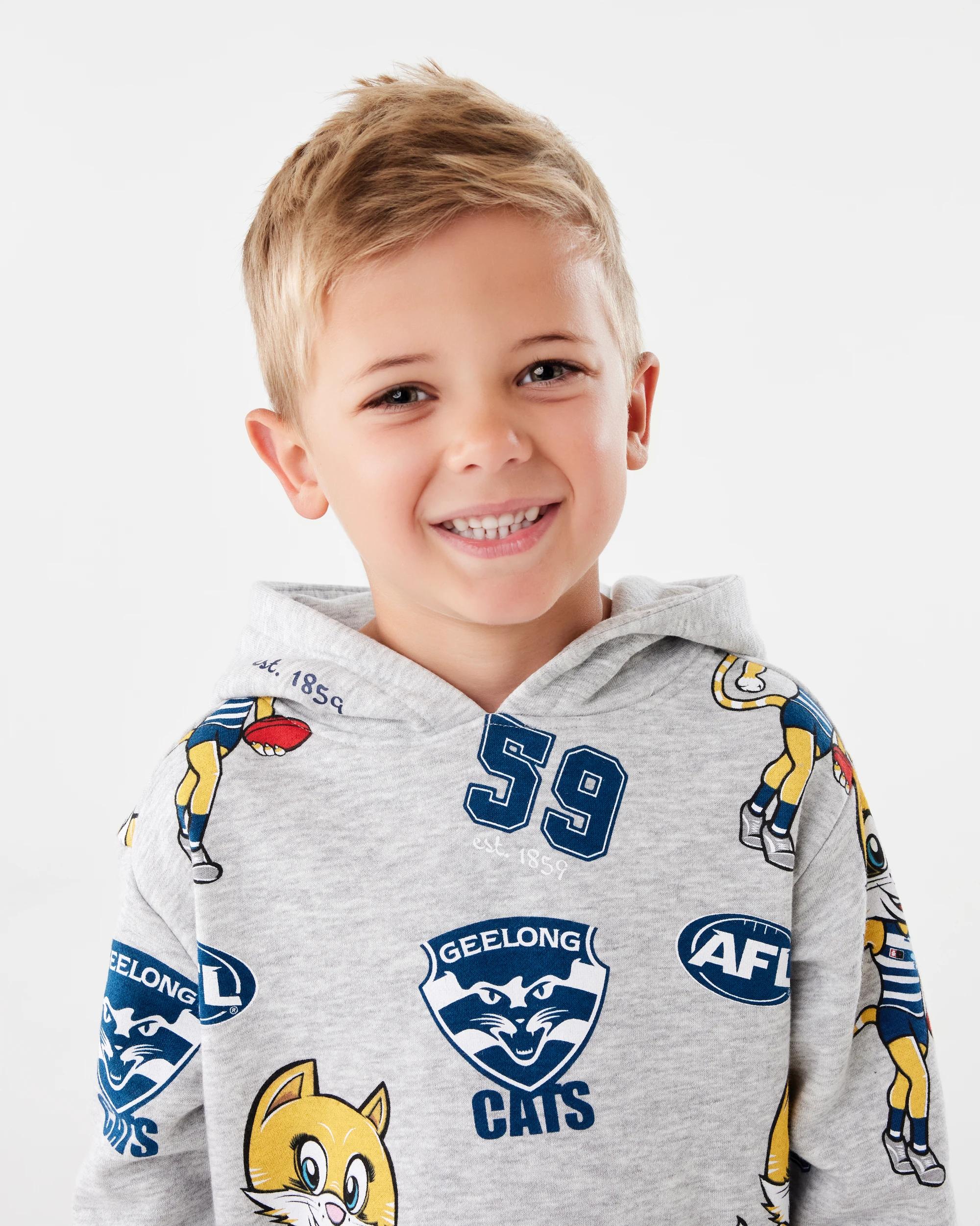 4 Official AFL Kids Hoodie Geelong, 4 of 9