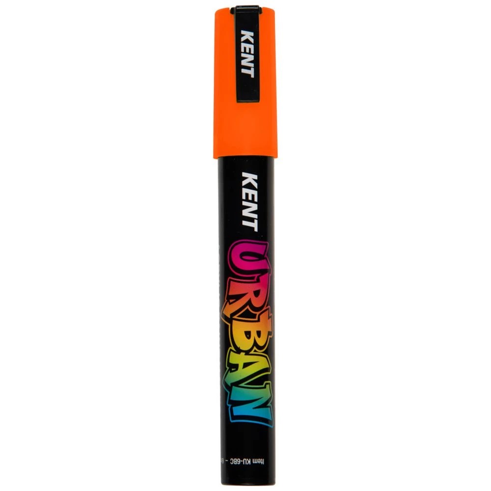 1 Kent Urban Acrylic Paint Marker 6mm Fluro Orange, 1 of 3