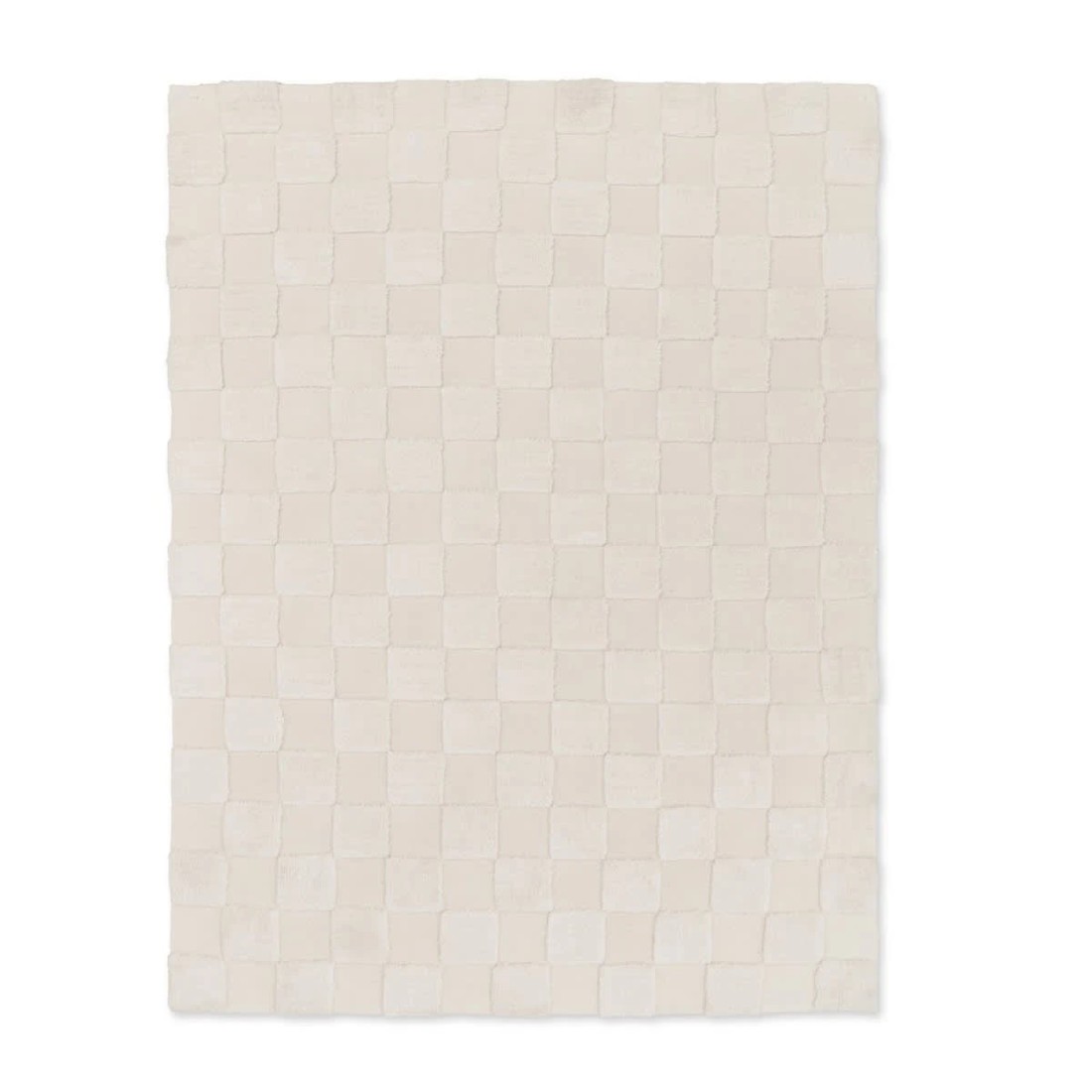 6 Check Rug - Natural, Medium - 180cm x 133cm, 6 of 8