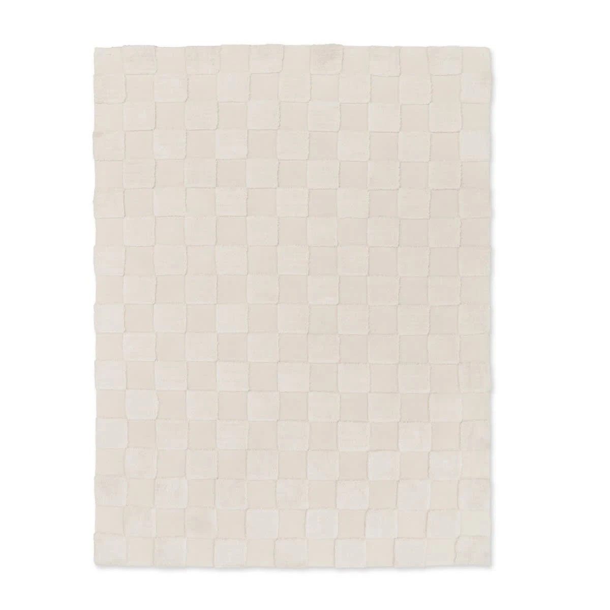 6 Check Rug - Natural, Medium - 180cm x 133cm, 6 of 8