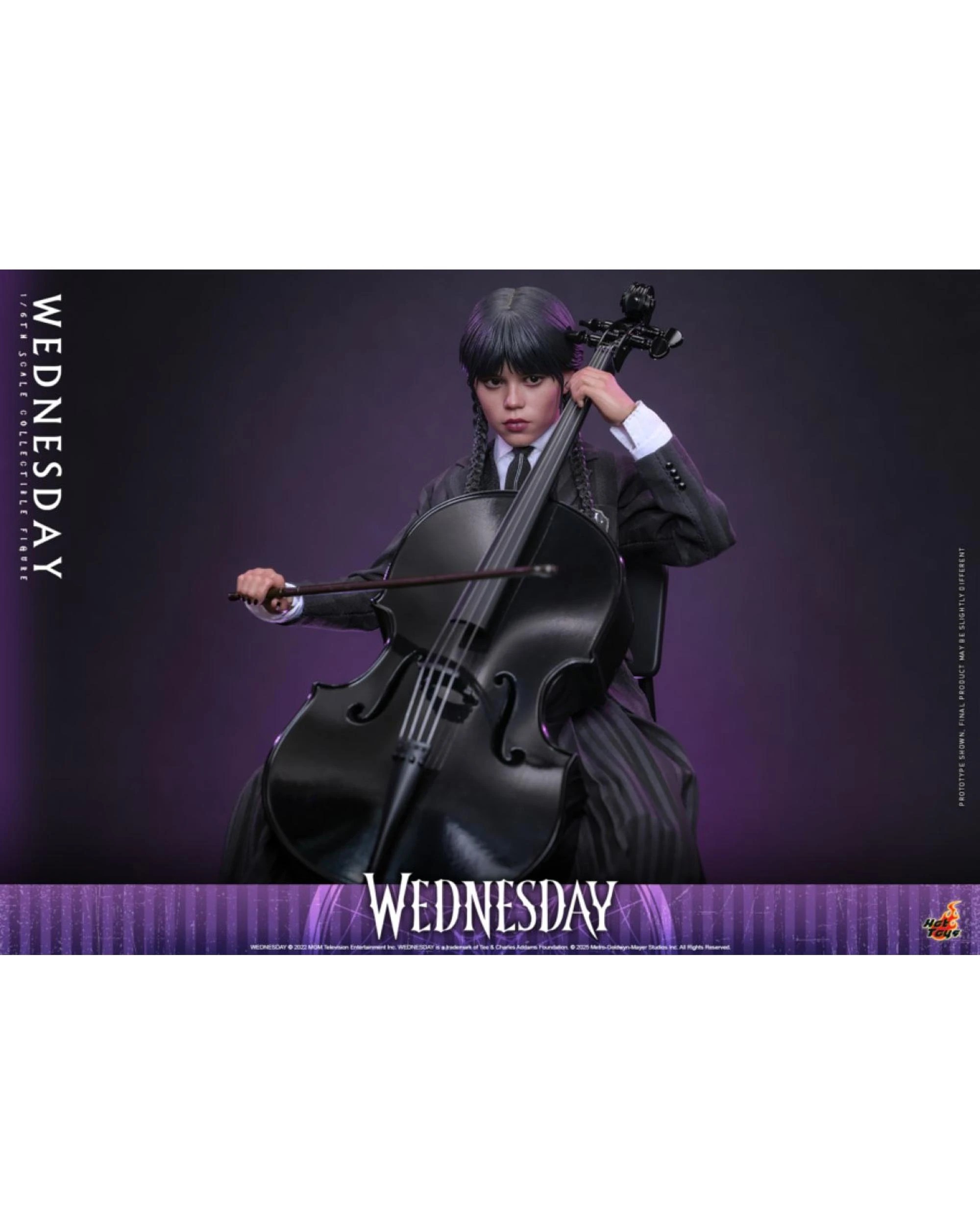 9 Hot Toys Wednesday Wednesday Addams 1:6 Scale 10 inch Action Figure, 9 of 9