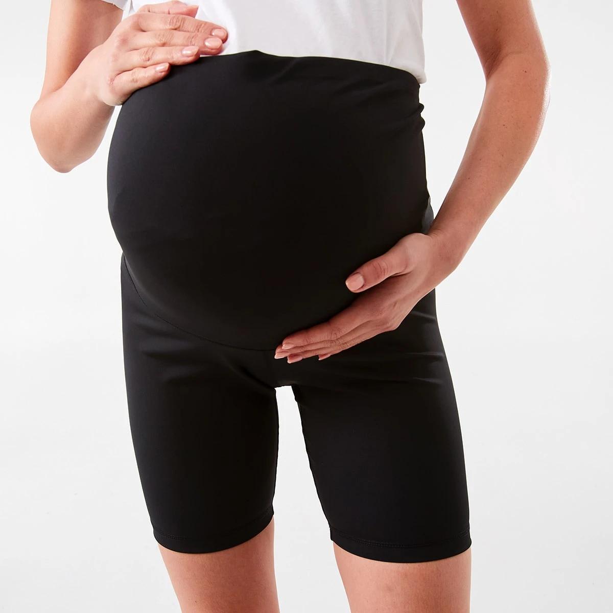1 Maternity Active Bike Shorts BLACK, 1 of 6