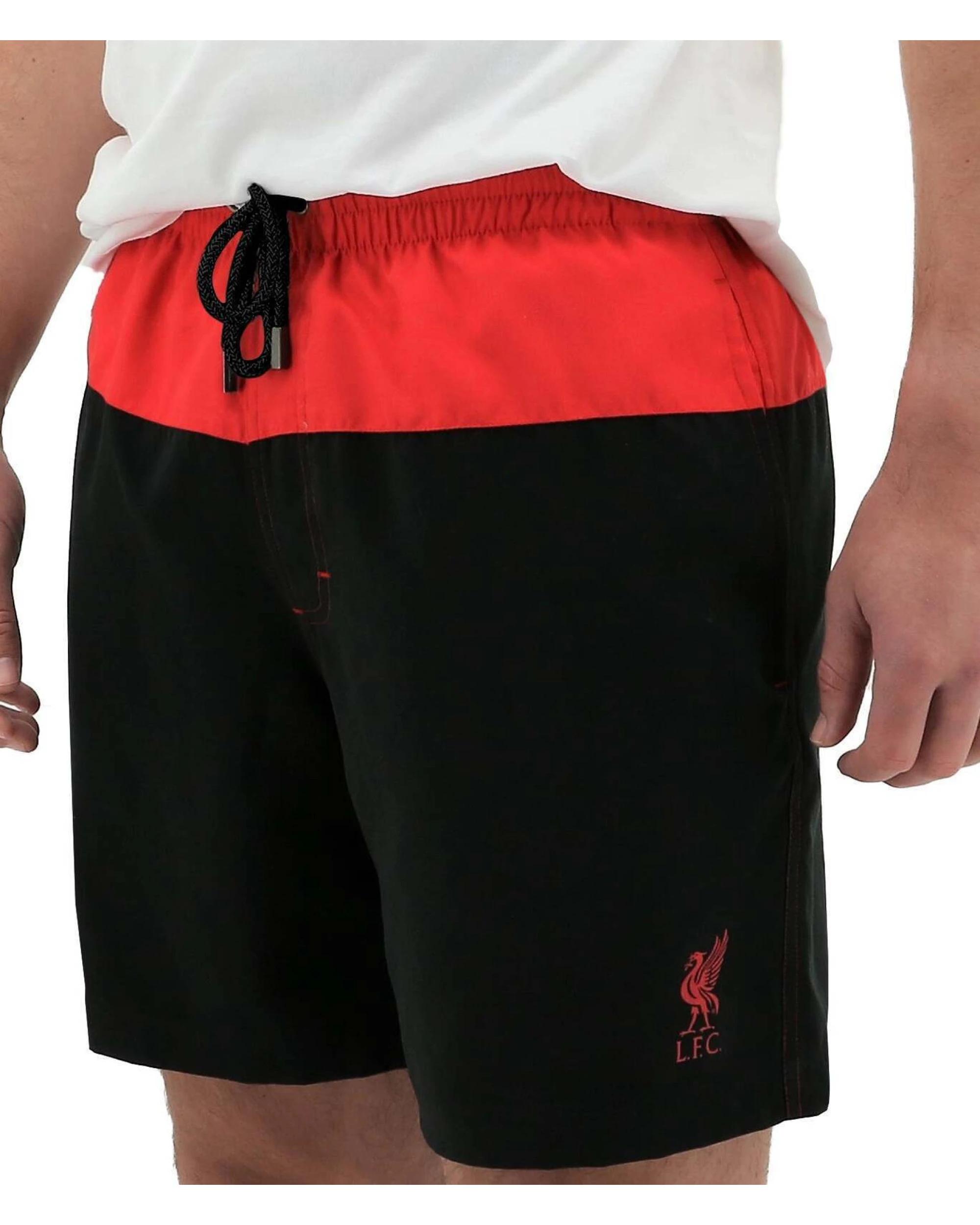 1 Liverpool FC Mens Two Tone Board Shorts Summer YNWA Liverbird LFC Swim , 1 of 3