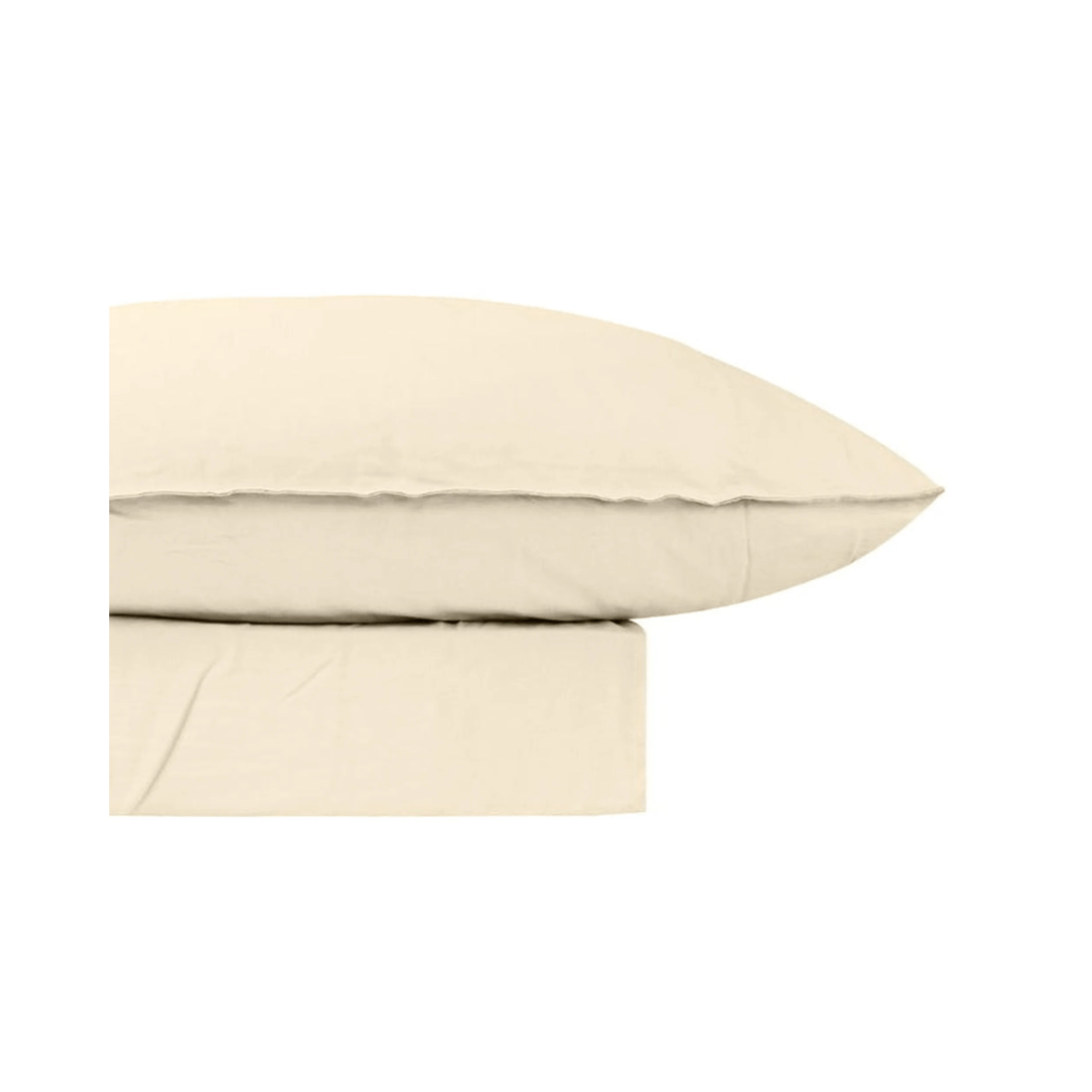 1 Odyysey Living Breathe 100% Cotton Sheet s - Natural - Standard Pillowcase (1 piece) - Assorted, 1 of 1