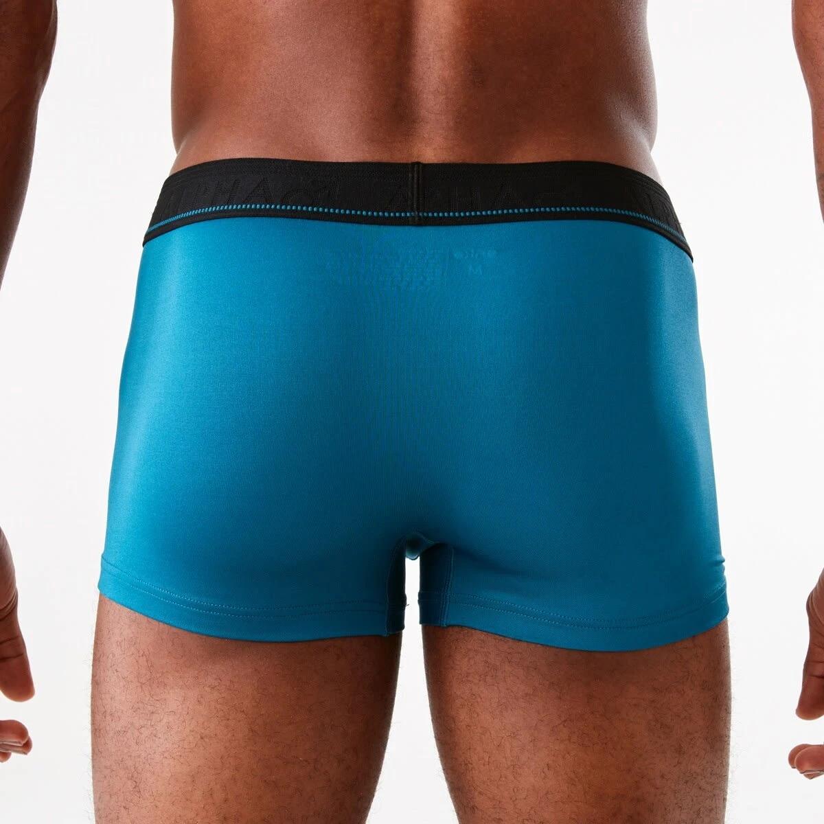 6 3 Pack Stay Fresh Plain Trunks Fresh Blue, 6 of 8