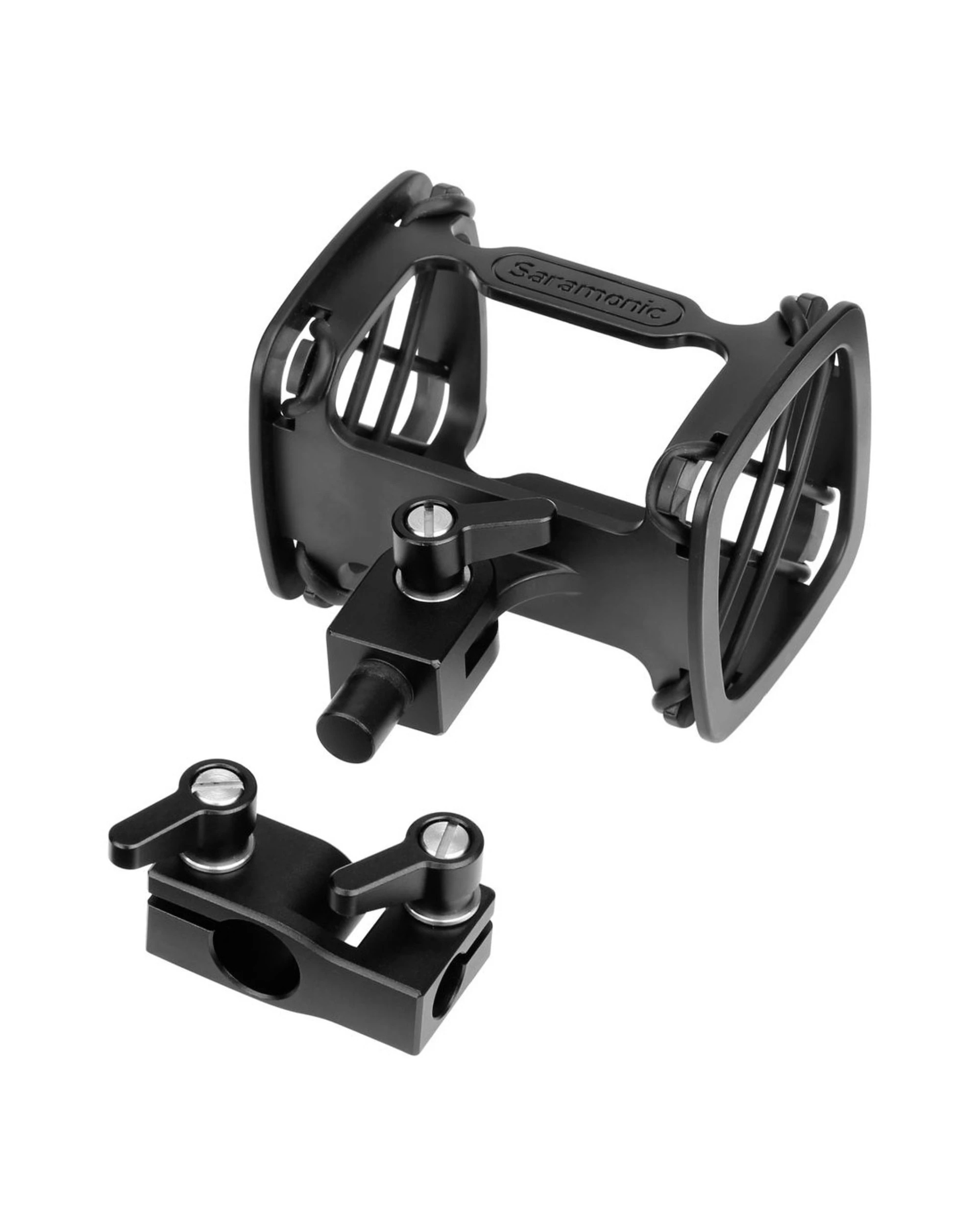 5 Saramonic SR-SMC11 Professional Universal Shockmount for Shotgun Microphones on Camera Rigs/Cages - Black, 5 of 5