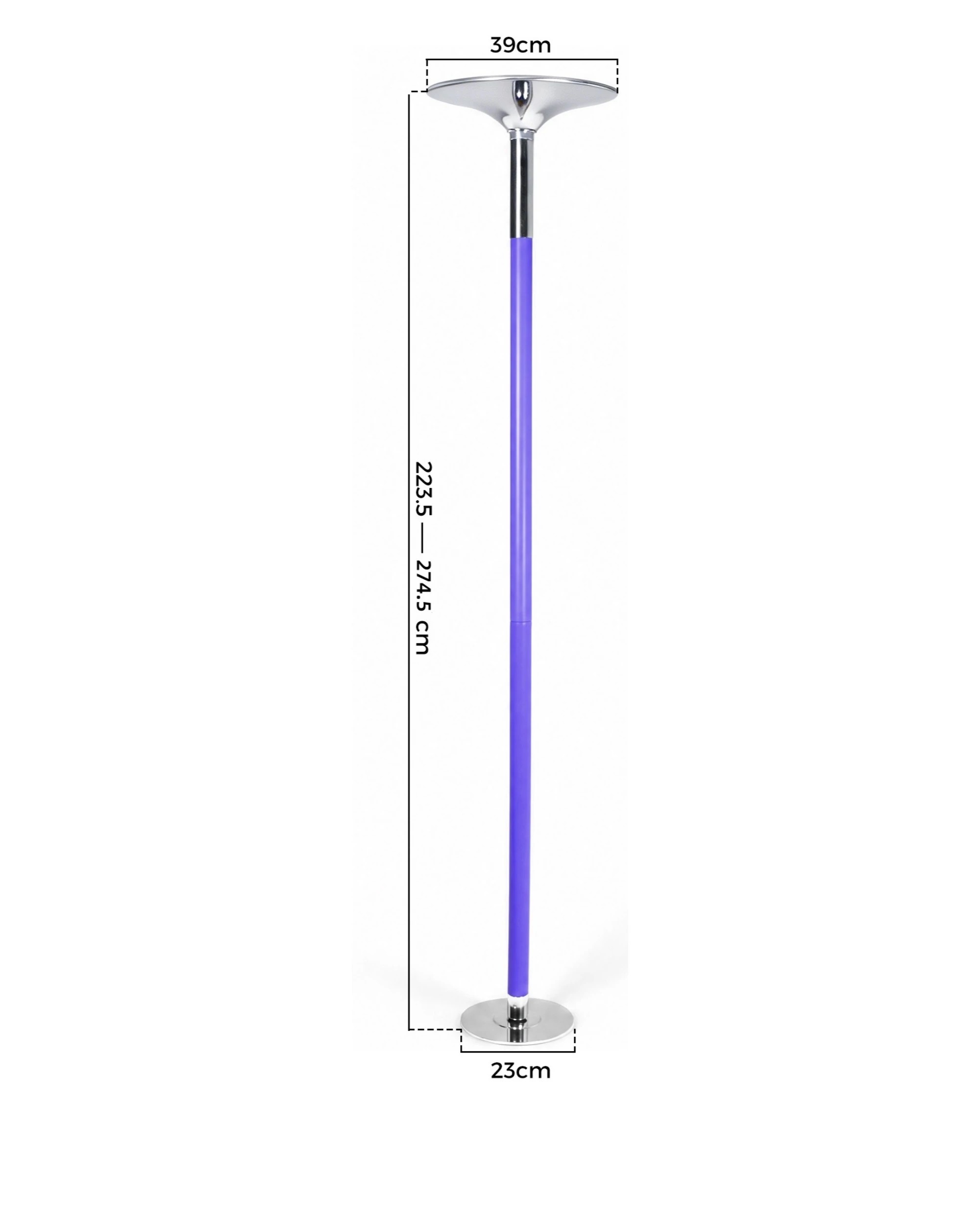 7 Advwin Silicone Dance Pole for Home for Club, Gym, Party, 200KG Load Capacity - Purple, 7 of 7
