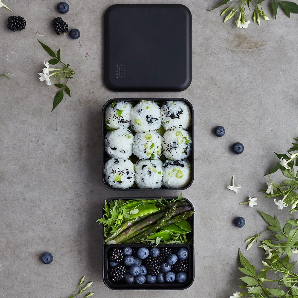 2 Monbento Mb Square Bento Box Onyx - Black - Black, 2 of 5