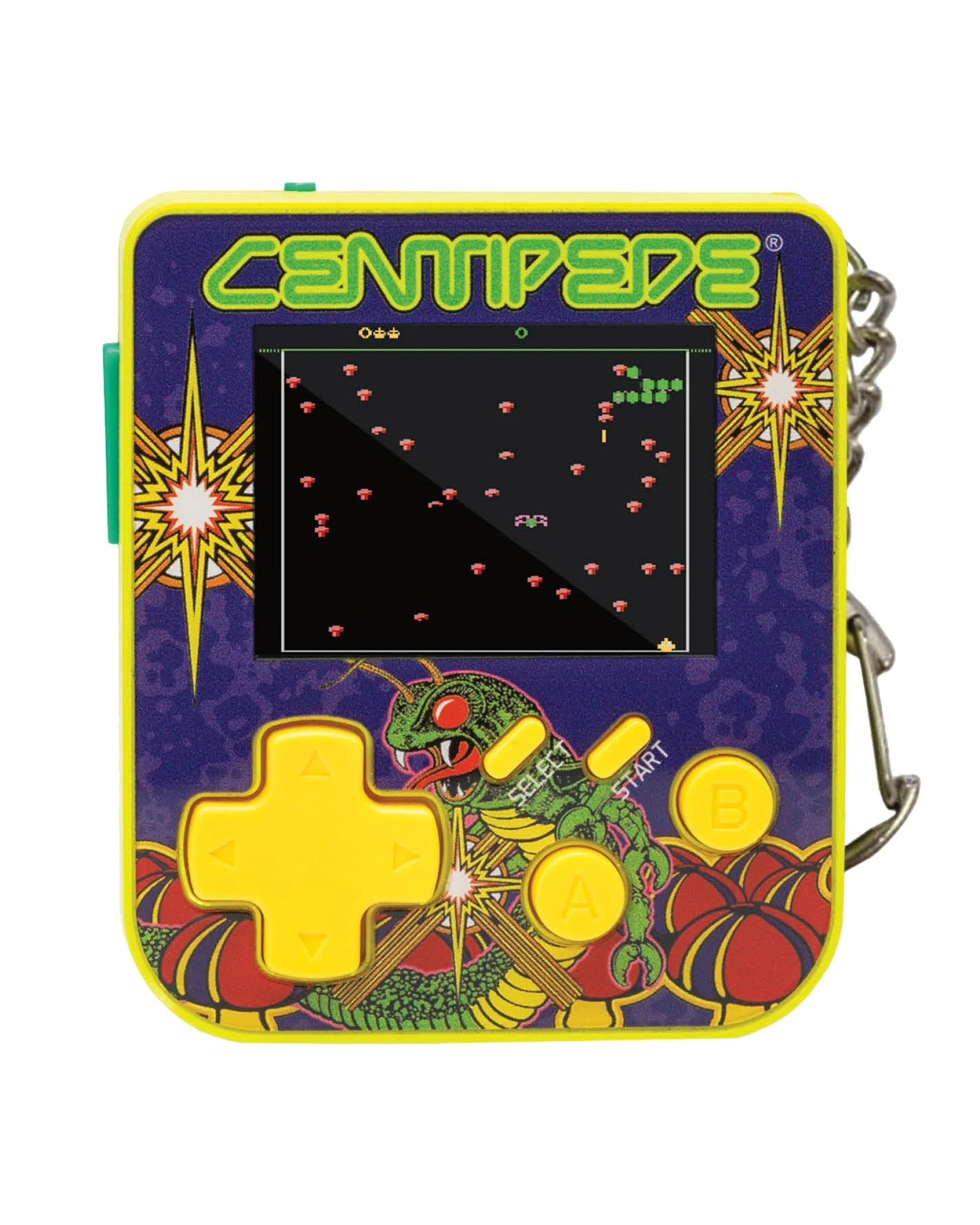 2 Super Micro Centipede Gamer Keychain, 2 of 5