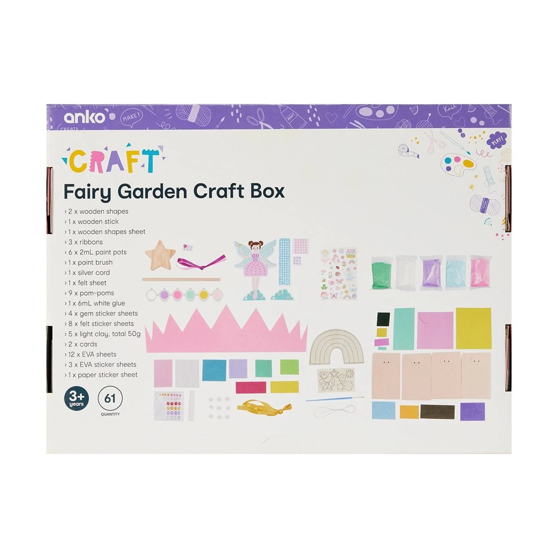 10 61 Piece Fairy Garden Craft Box, 10 of 10