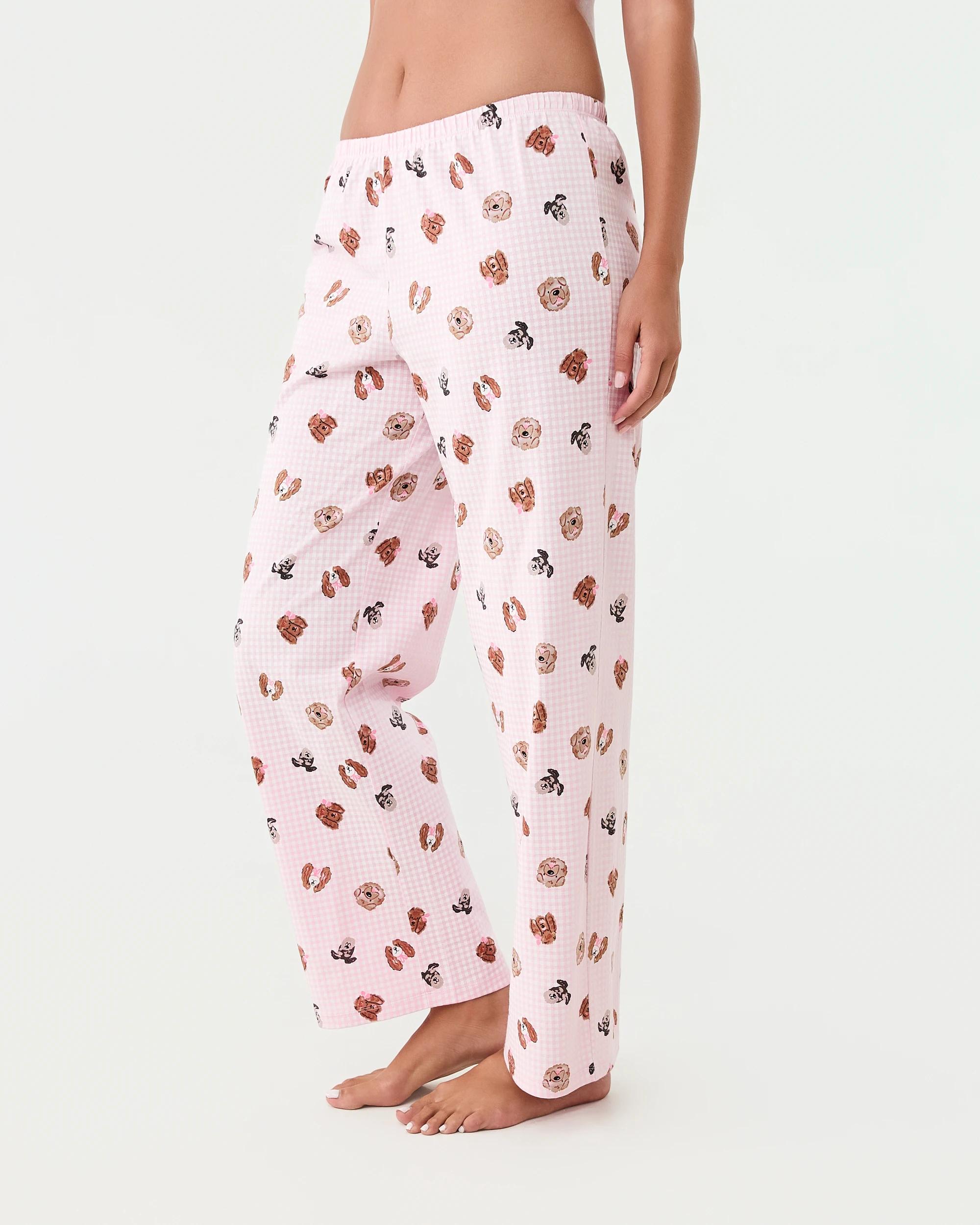 2 Cotton Print Knit Pants Dogs, 2 of 4