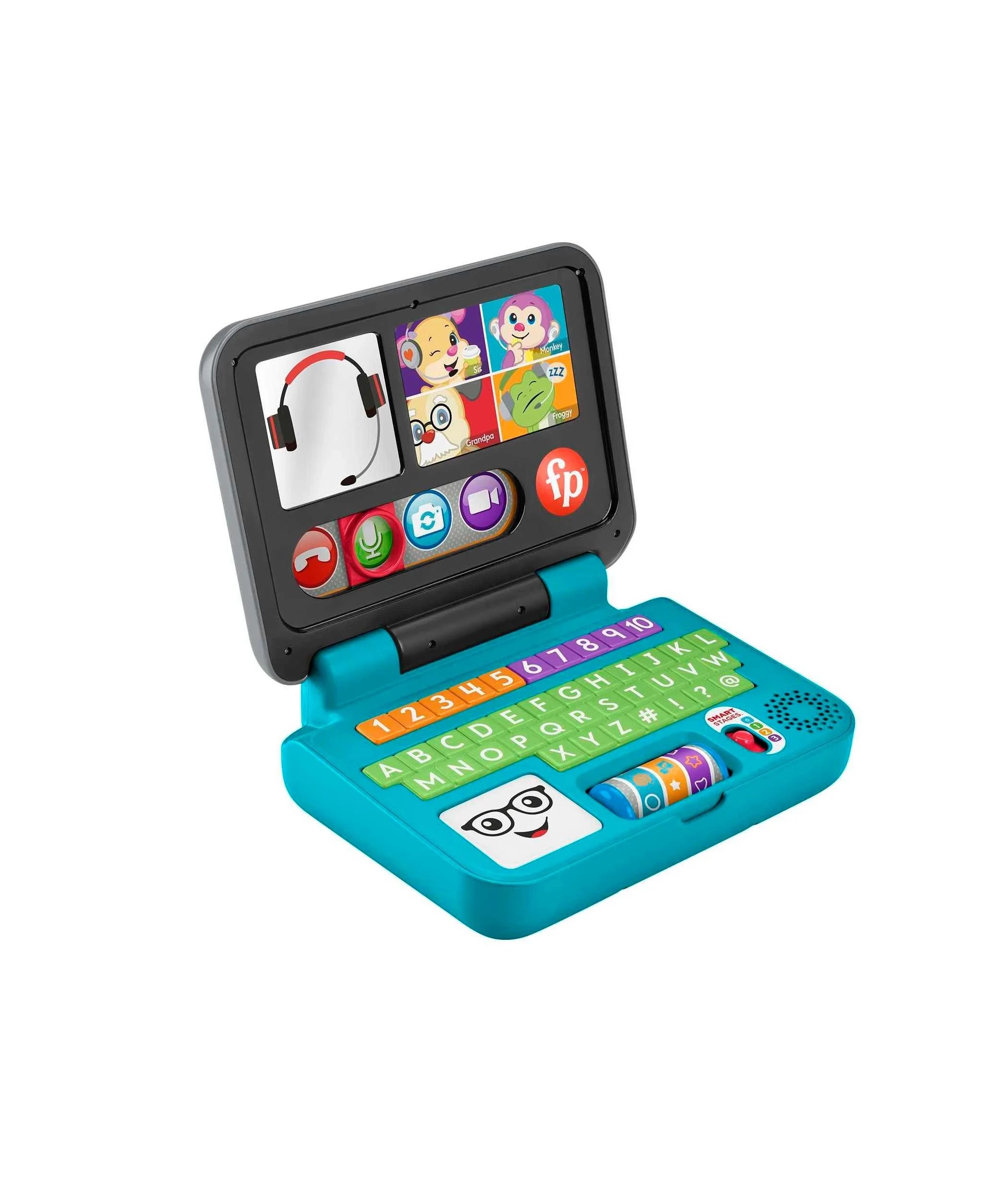 3 Mattel Fisher-Price Laugh & Learn Let's Connect Laptop - Multi, 3 of 6