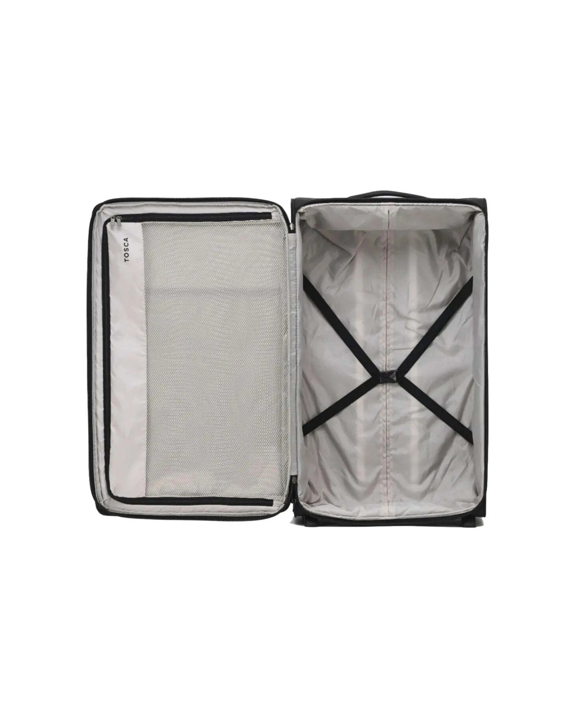2 Tosca So Lite 79 cm 2-Wheel Suitcase Feather Light Deluxe Jacquard Expand - Black, 2 of 5