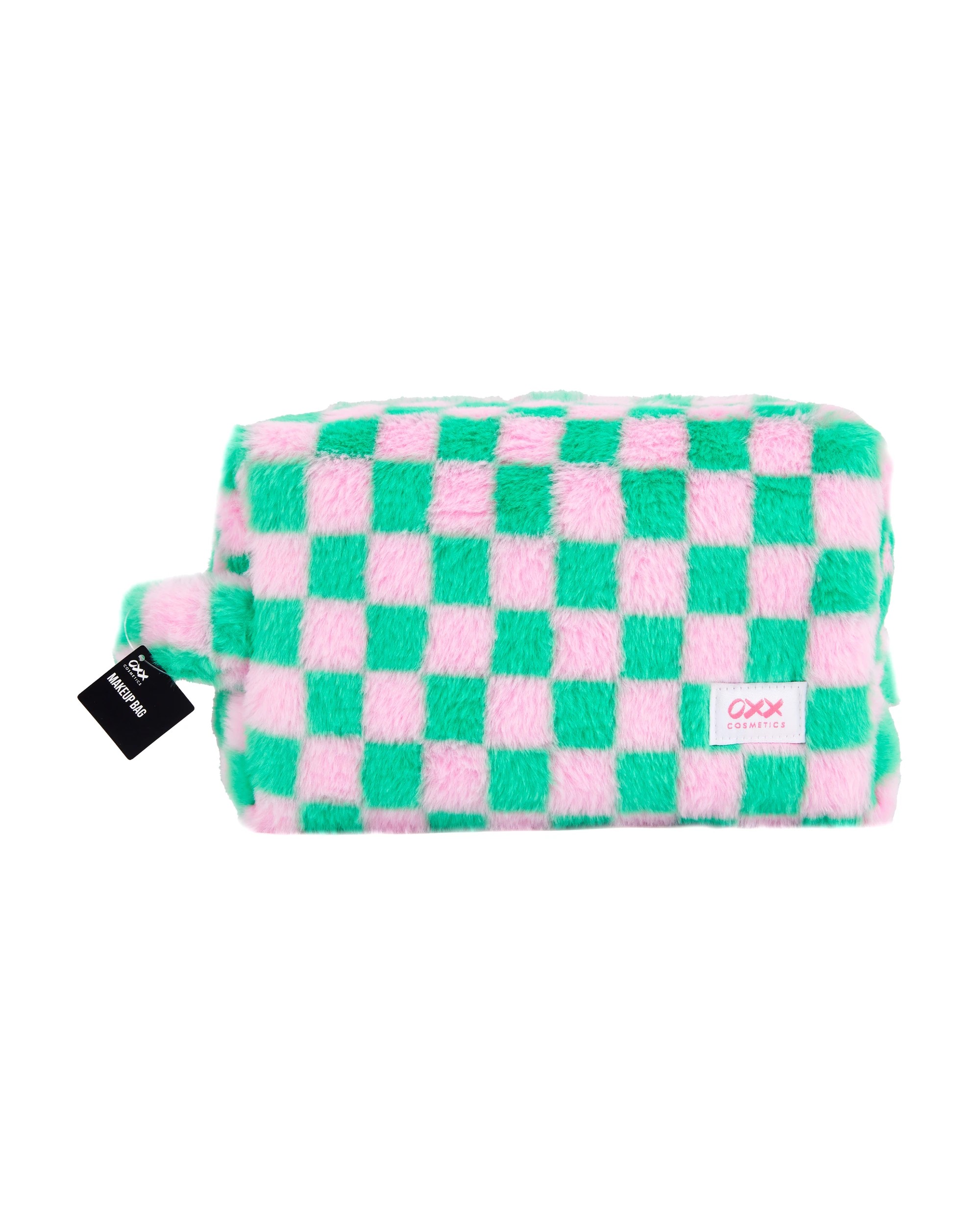 4 OXX Cosmetics Makeup Bag - Green and Pink, 4 of 4