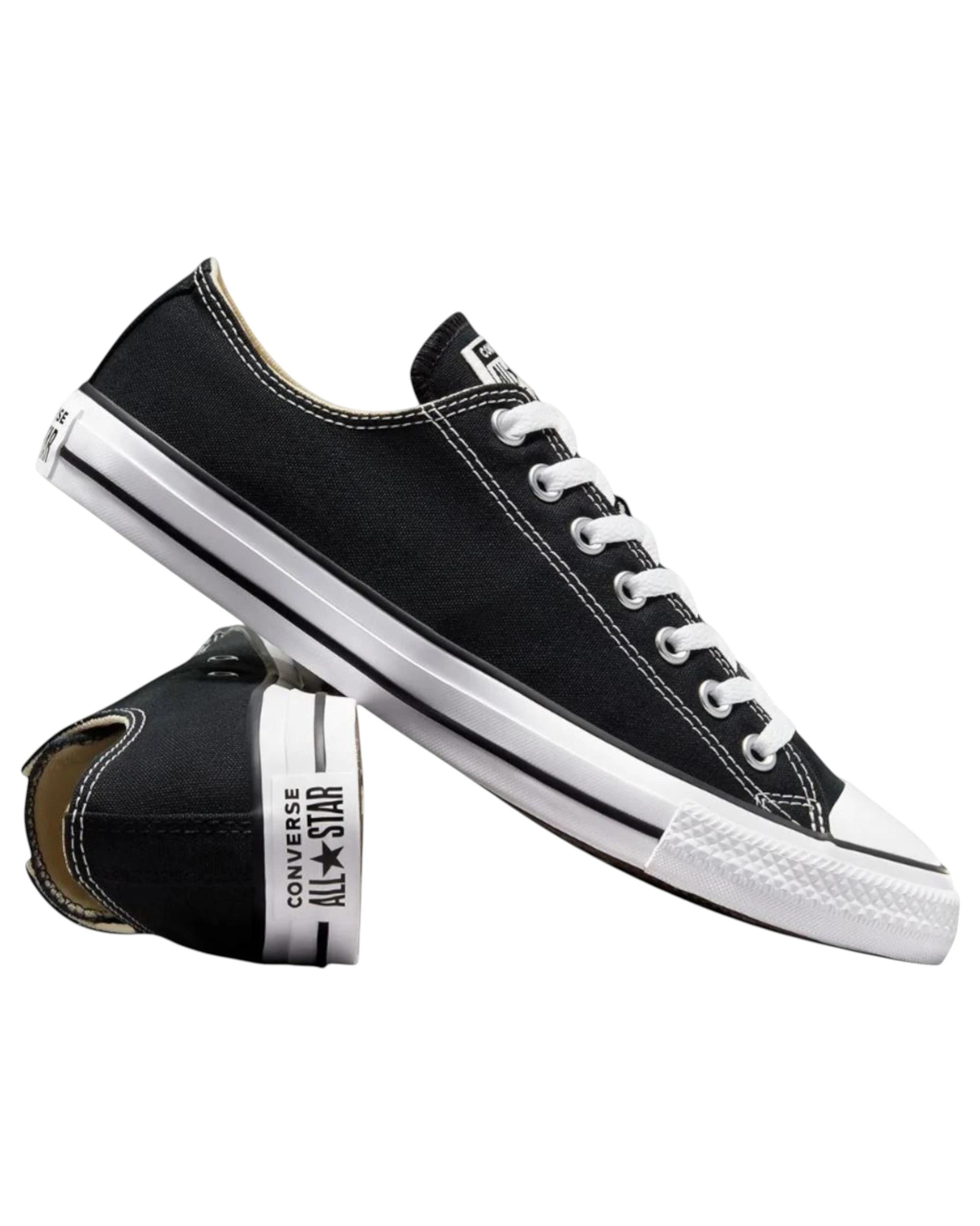 8 Converse Unisex Chuck Taylor All Star Classic Low Top Canvas Shoes Black, 8 of 10