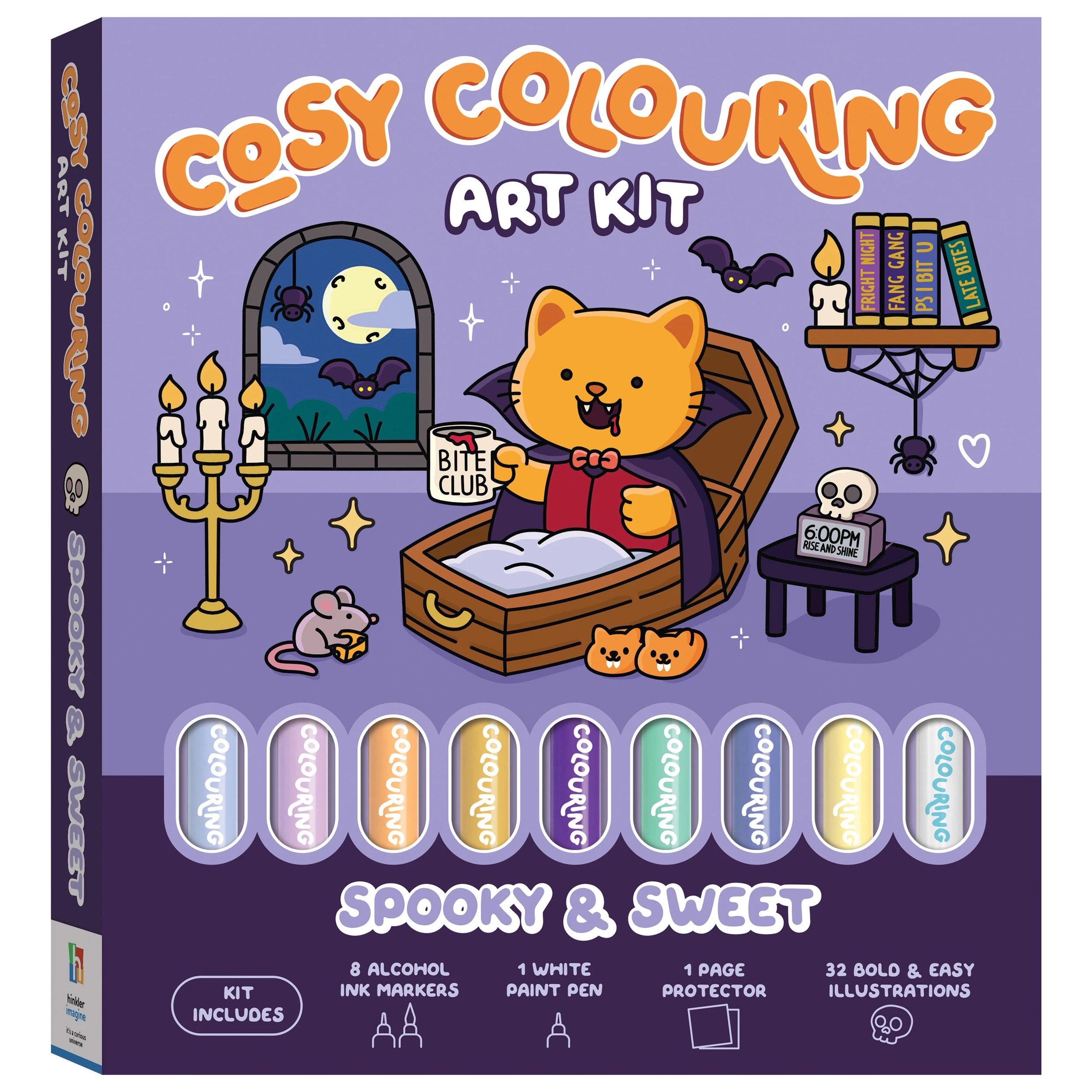1 Art Maker Cosy Colouring Art Kit: Spooky and Sweet - Book, 1 of 5