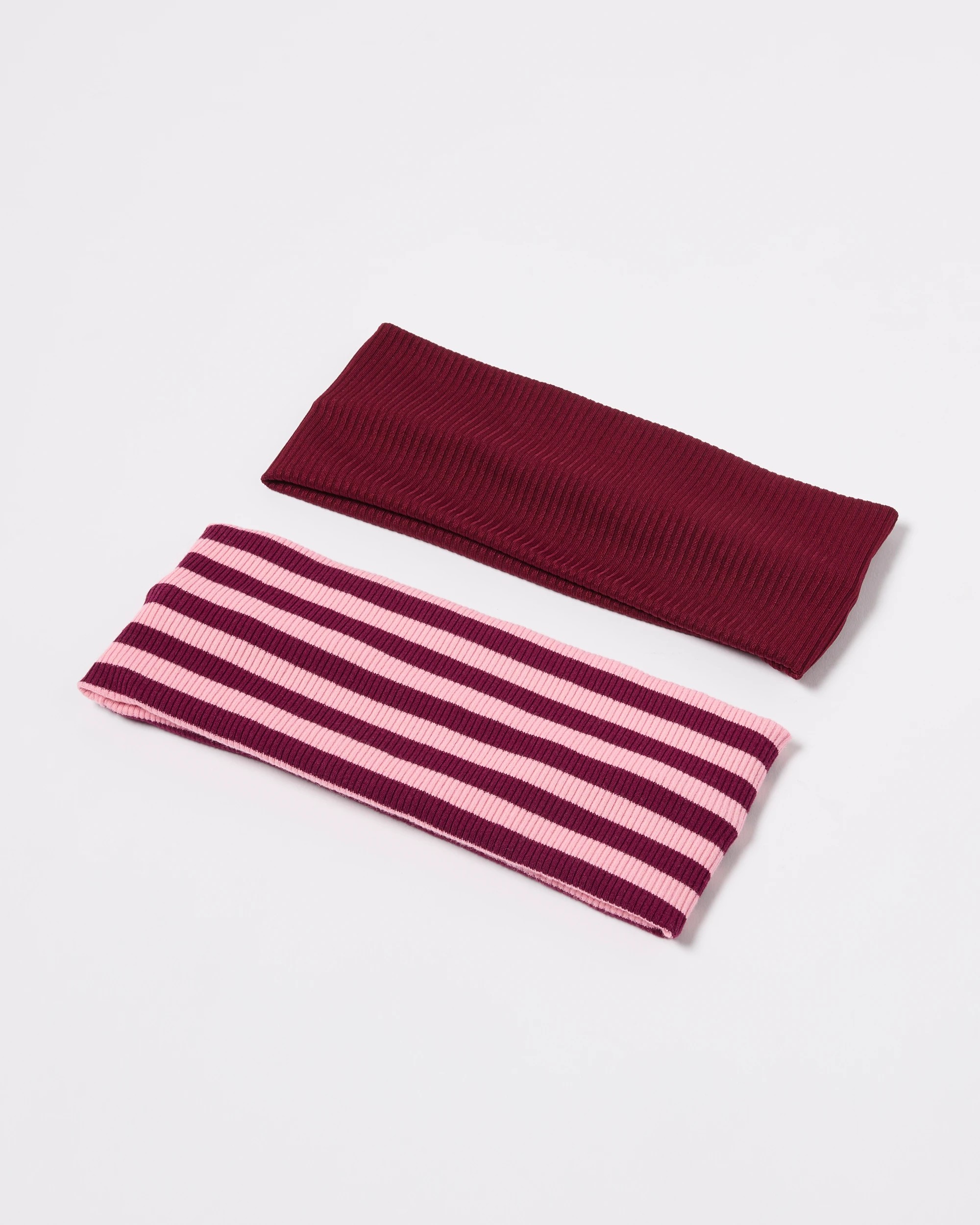 1 2 Pack Stripe Stretch Headbands, 1 of 3