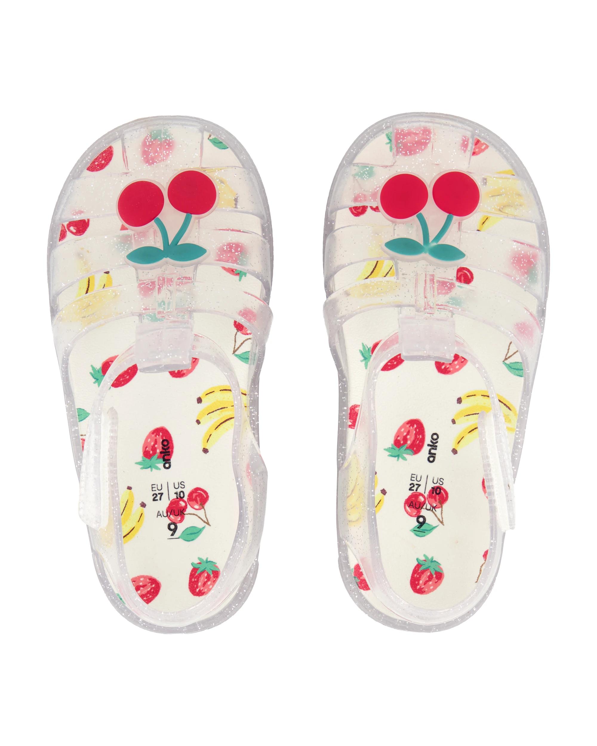 3 Junior Jelly Sandals Fruit, 3 of 4