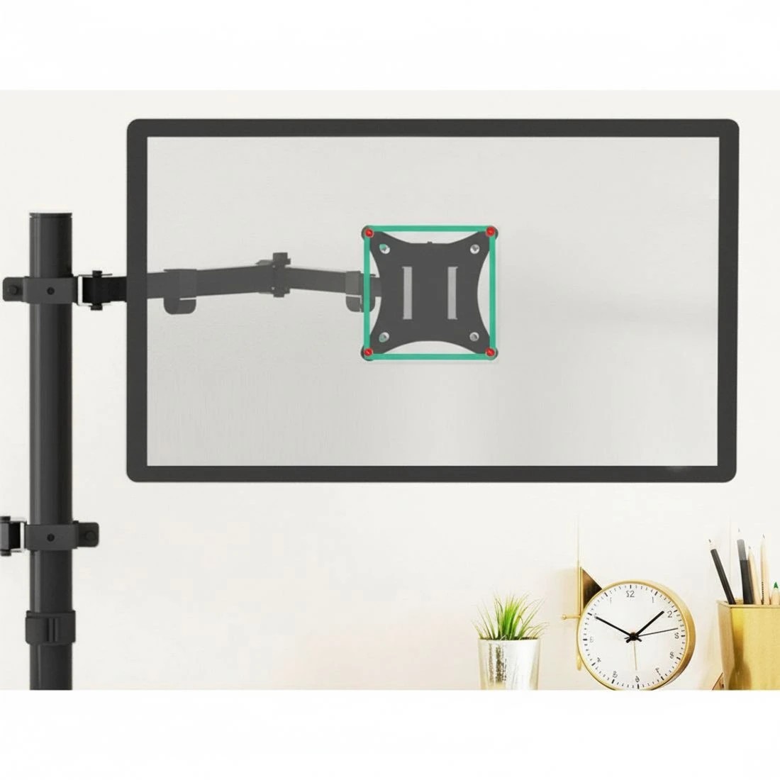 5 Artiss Monitor Arm Desk Mount Laptop Tray - Black, 5 of 7